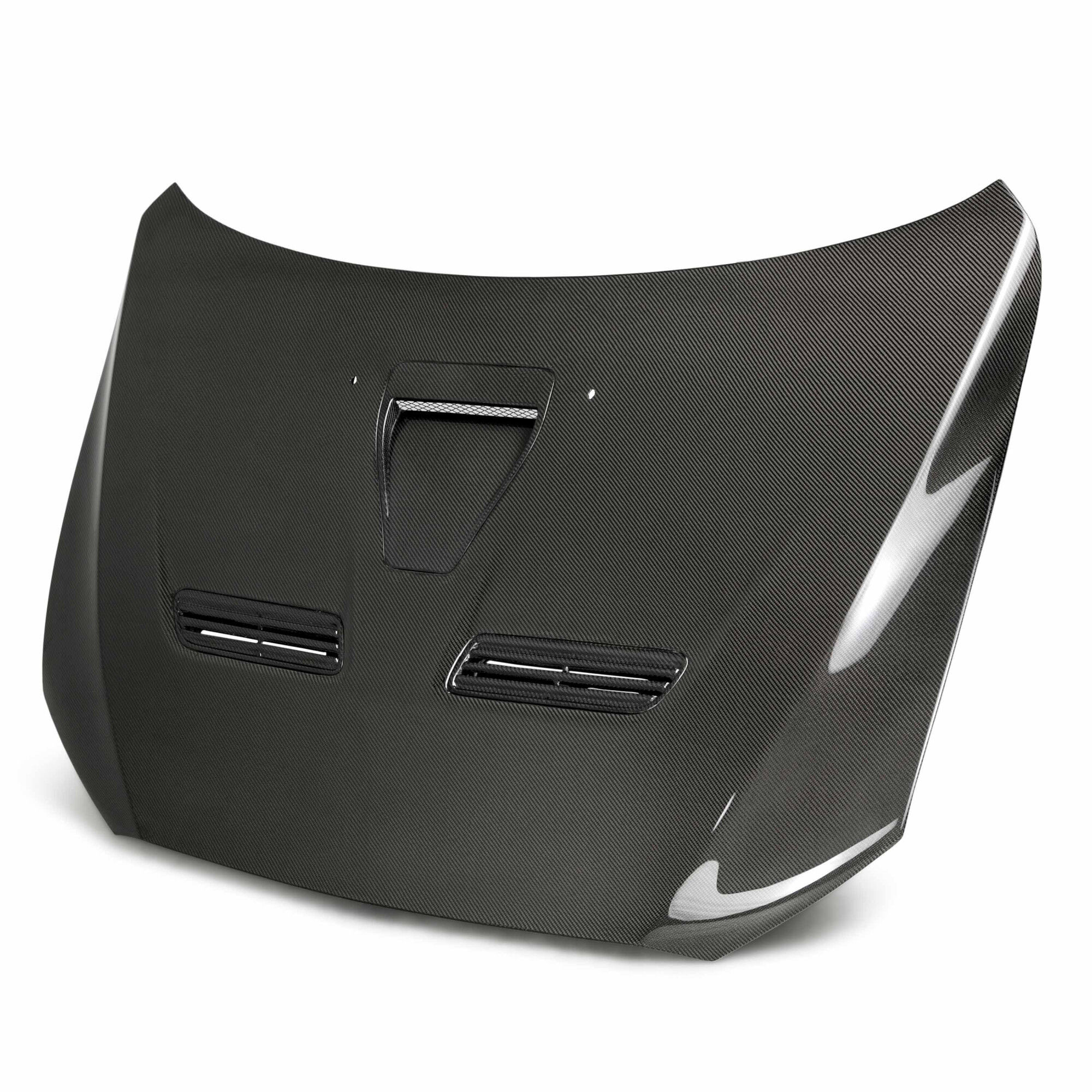 2008-2015 Mitsubishi Lancer EVO X OEM Style Carbon Fiber Hood by Seibon - HD0809MITEVOX-OE
