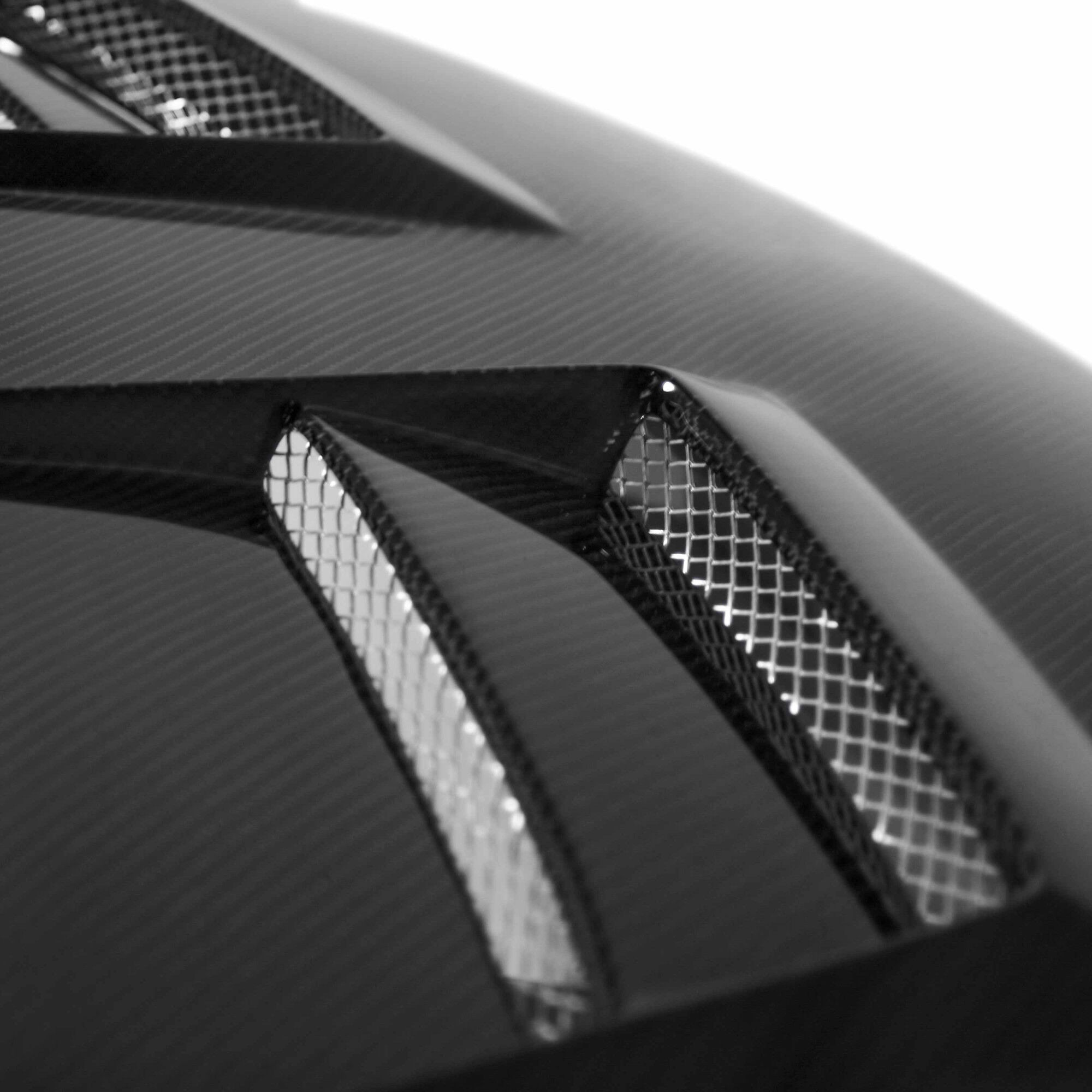 2008-2017 Mitsubishi Lancer DV Style Carbon Fiber Hood by Seibon