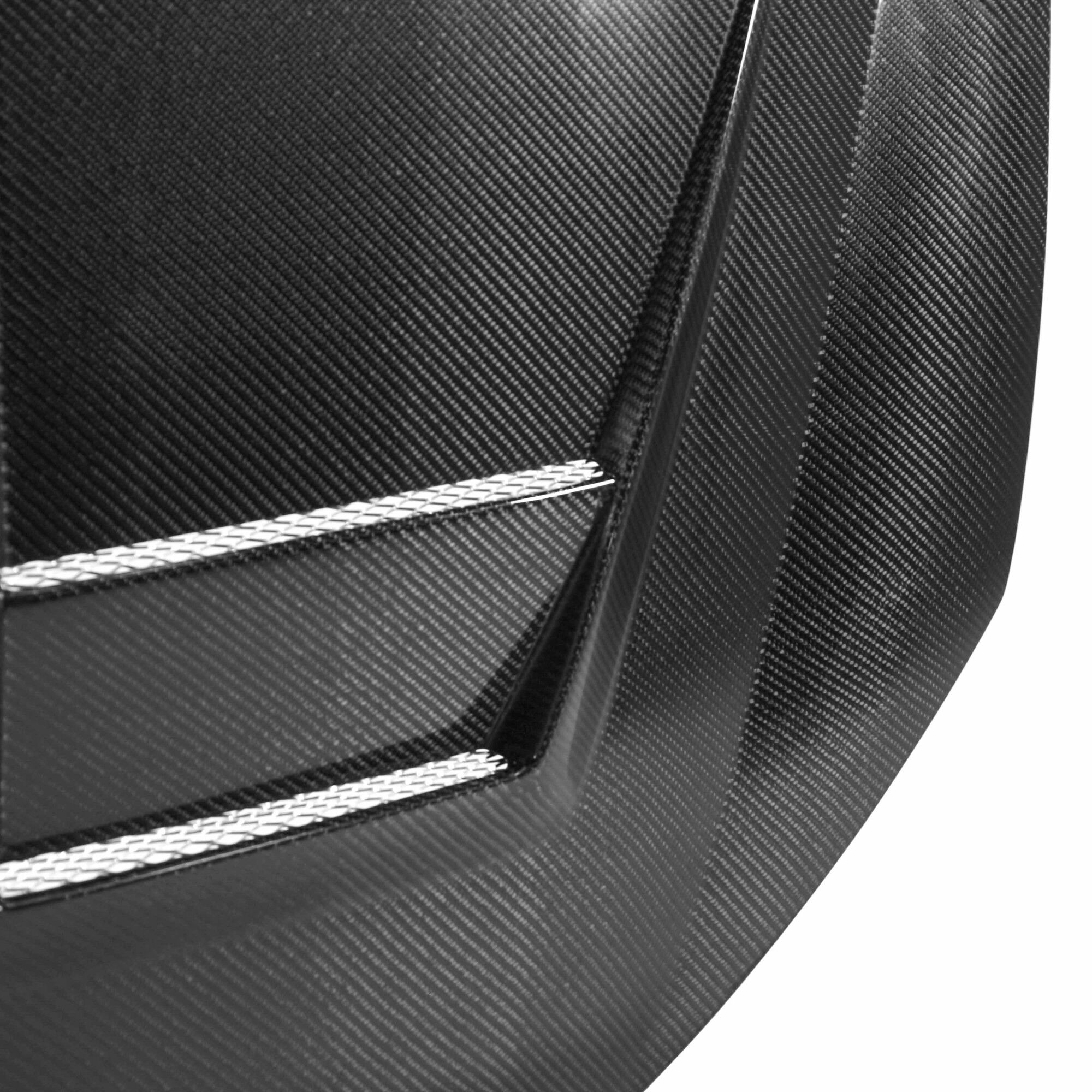 2010-2014 Volkswagen Golf R DV Style Carbon Fiber Hood (Shaved) by Seibon