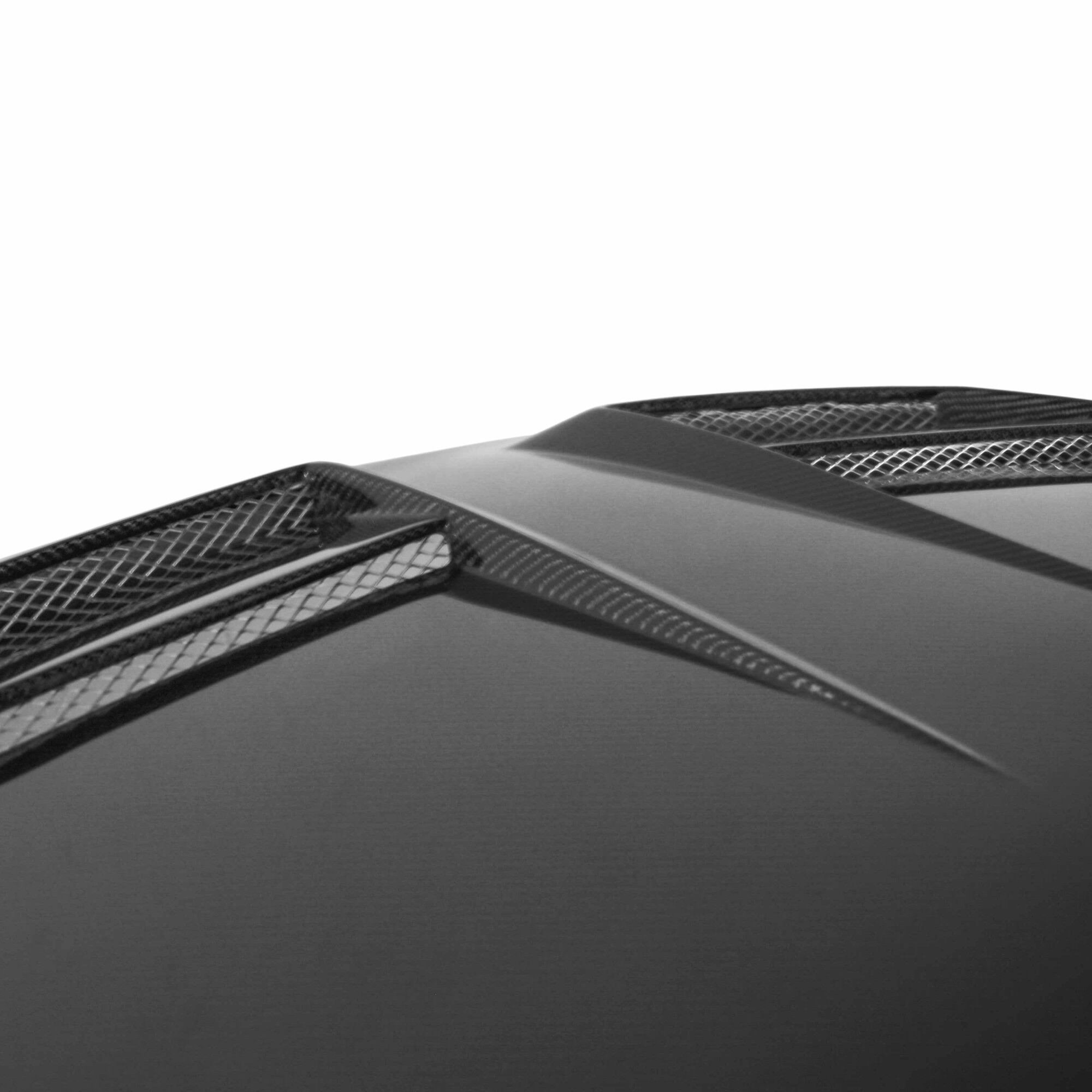 2010-2014 Volkswagen Golf R DV Style Carbon Fiber Hood (Shaved) by Seibon
