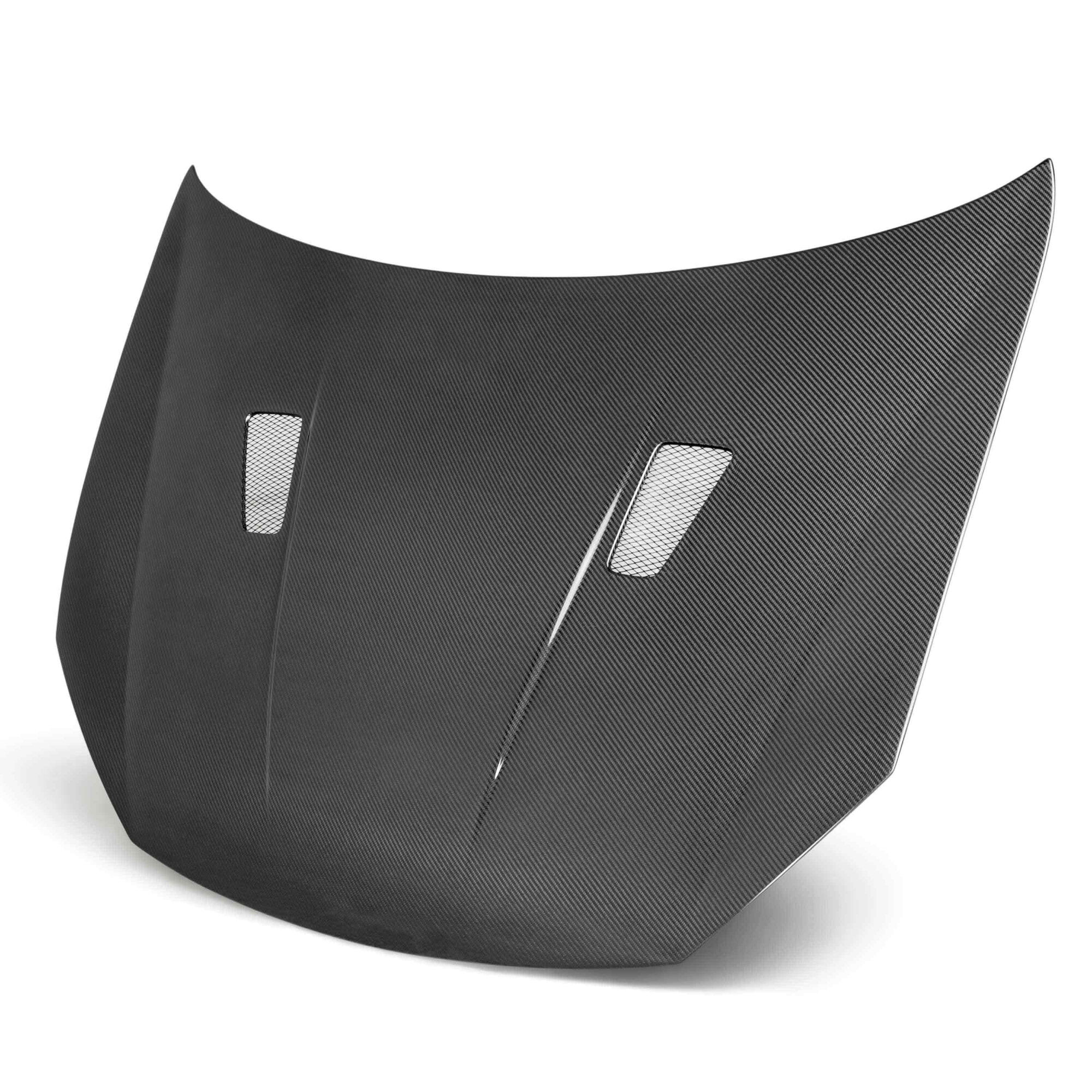 2010-2014 Volkswagen GTI TM Style Carbon Fiber Hood (Shaved) by Seibon - HD1011VWGTIB-TM