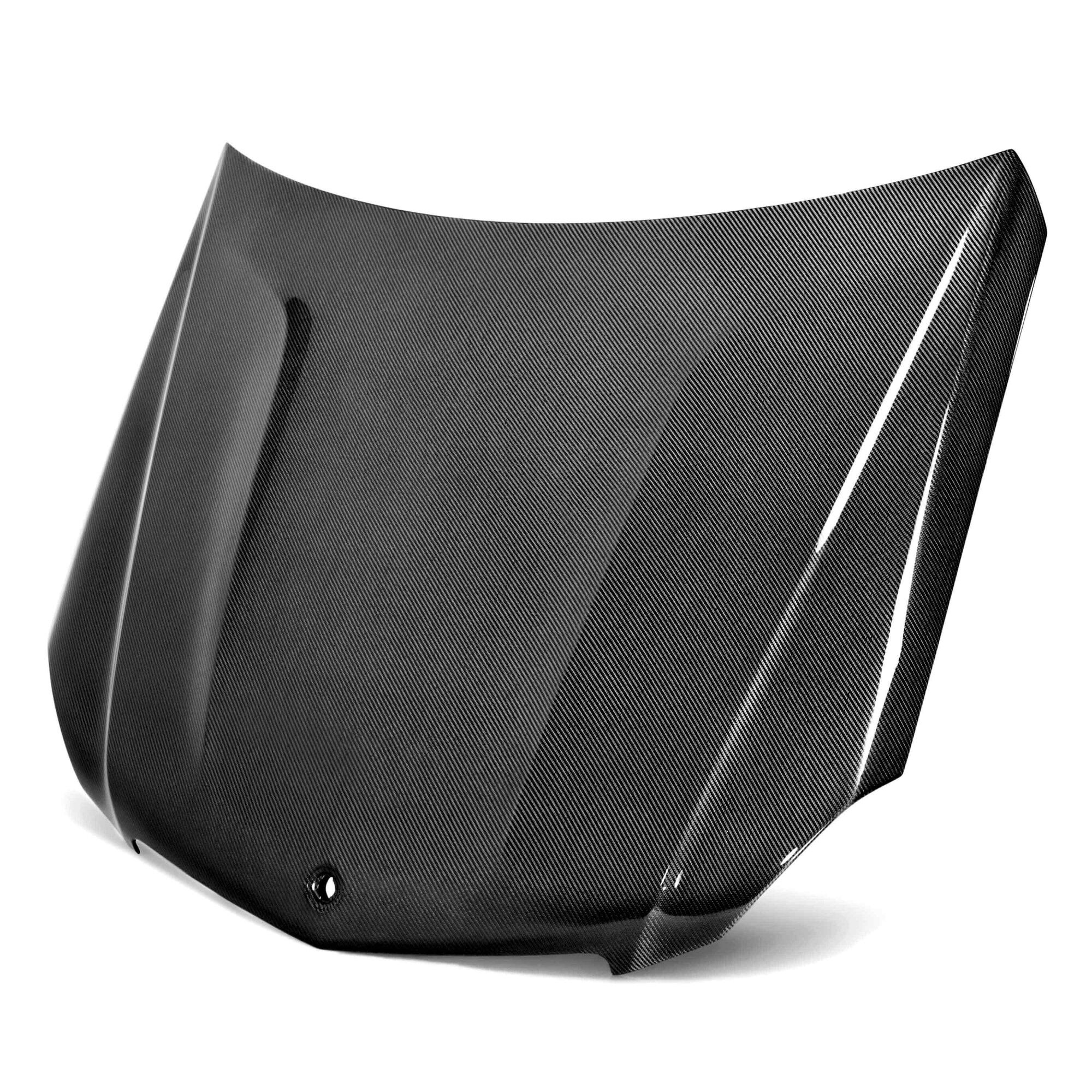 2012-2015 Mercedes Benz C-Class C63 AMG OE Style Carbon Fiber Hood by Seibon - HD1112MBC63-OE