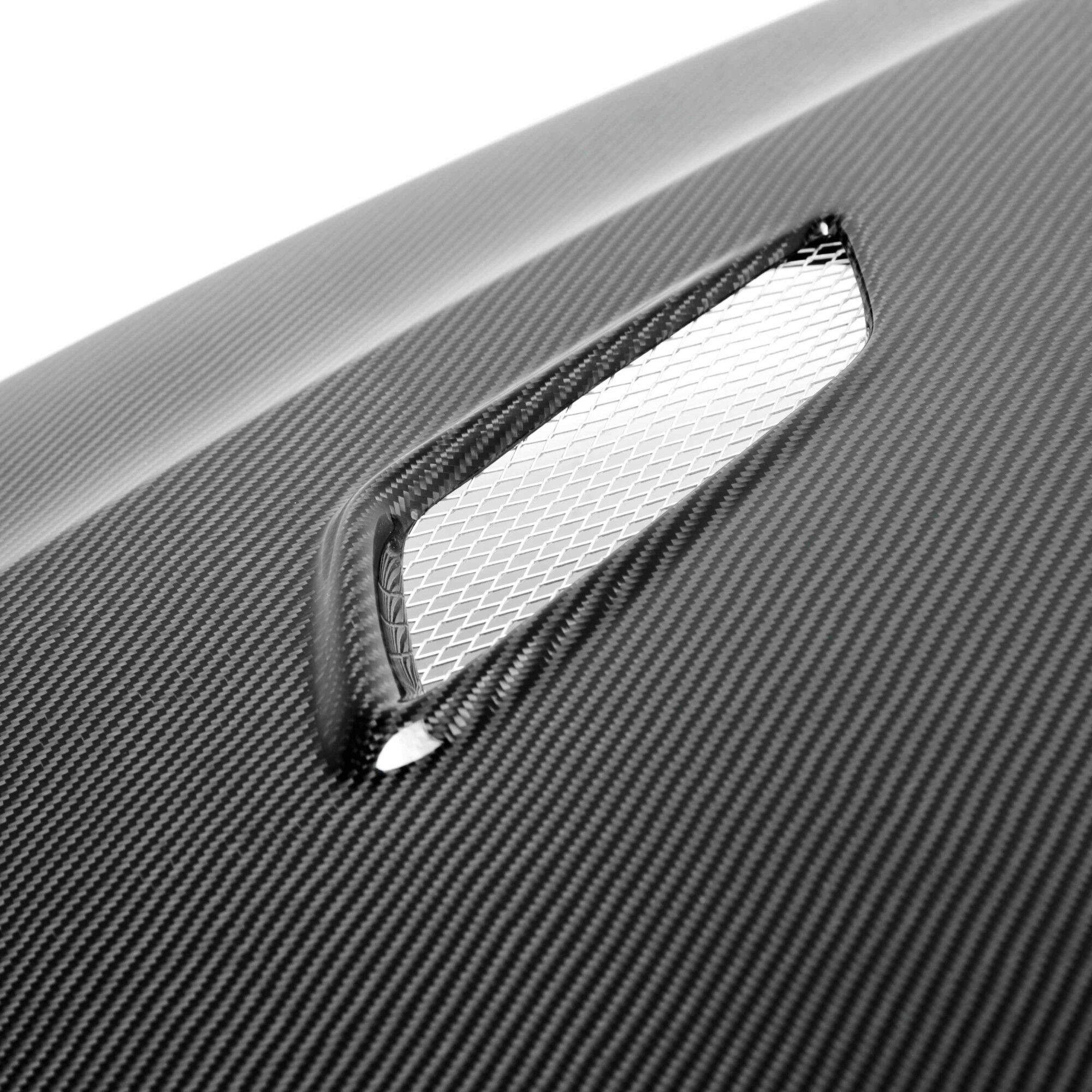 2012-2013 Honda Civic 2DR MG Style Carbon Fiber Hood by Seibon