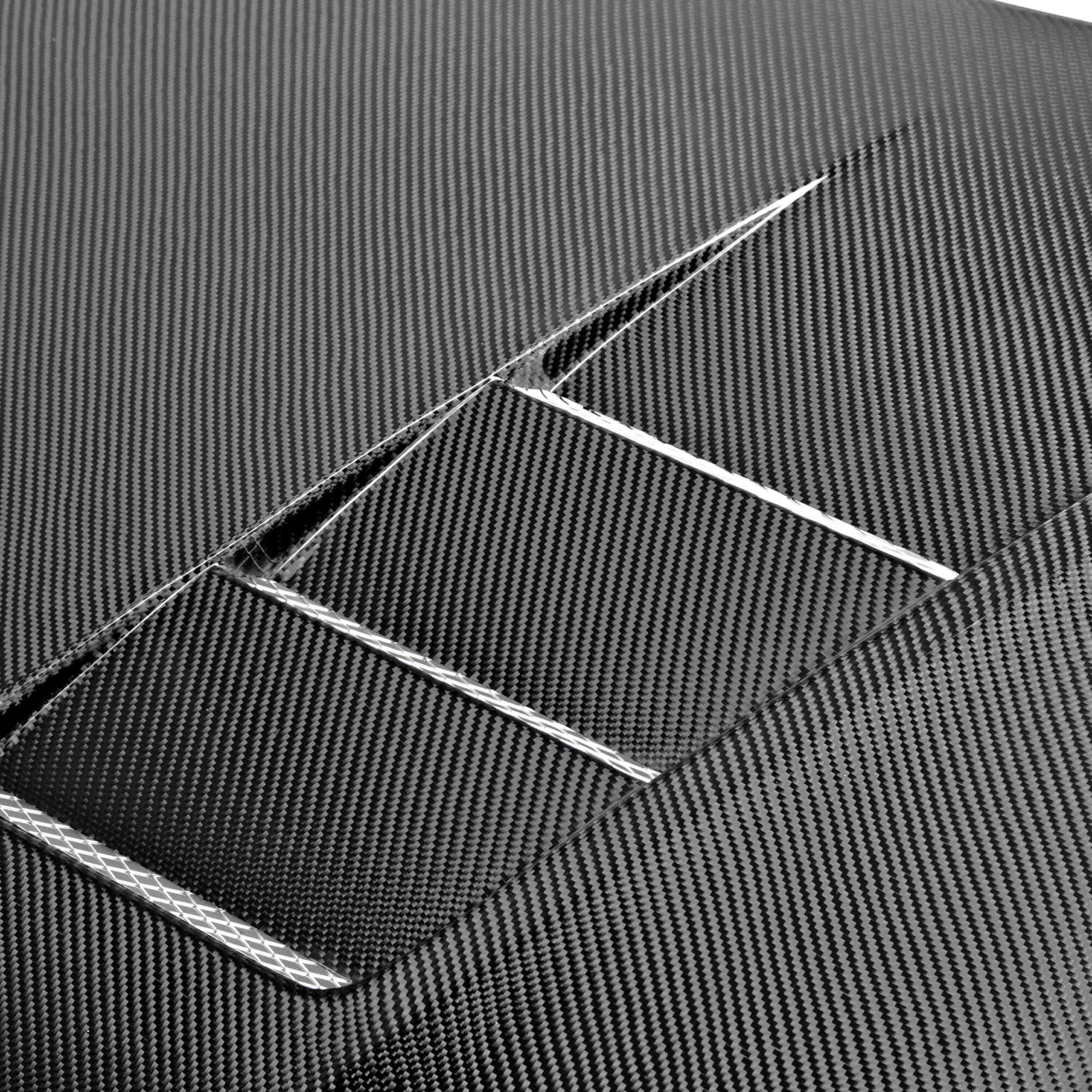 2012-2013 Honda Civic 2DR TS Style Carbon Fiber Hood by Seibon