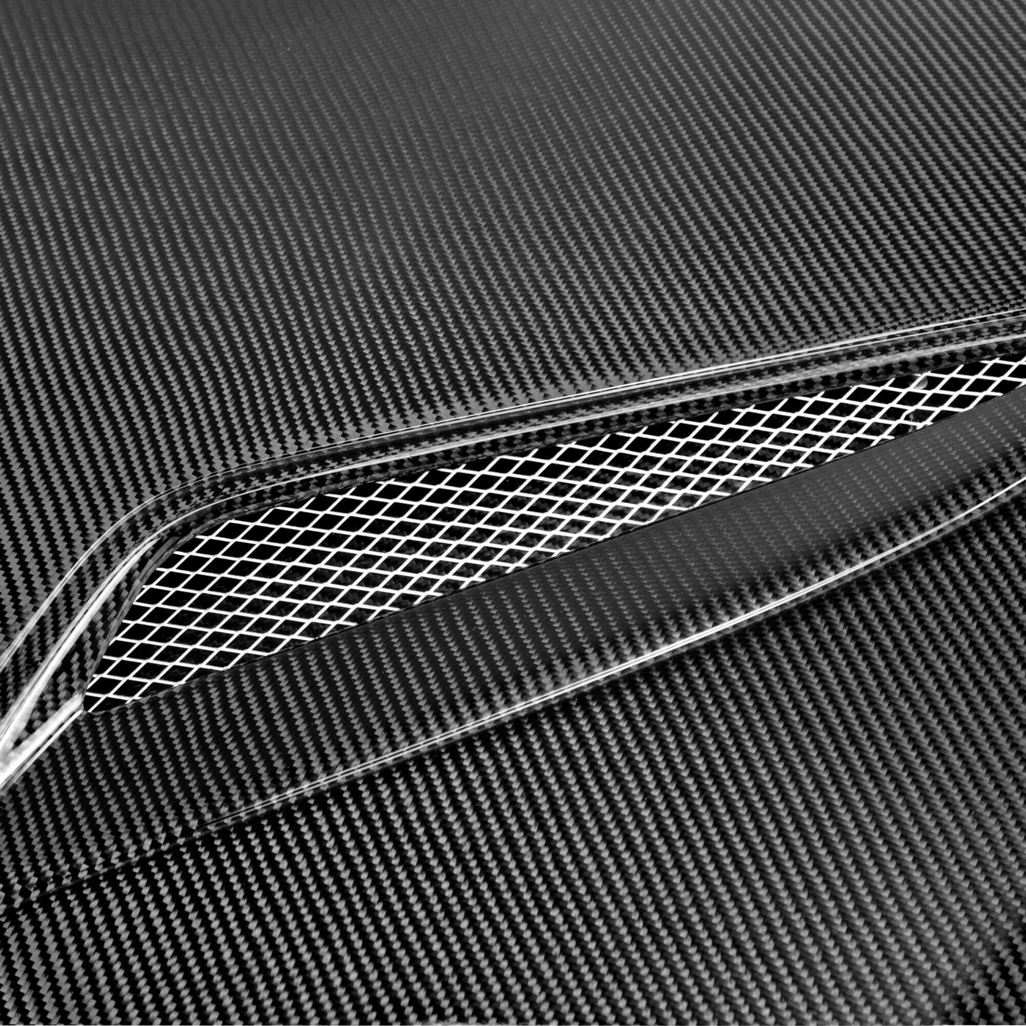 2013-2016 Hyundai Genesis Coupe OEM Style Carbon Fiber Hood by Seibon