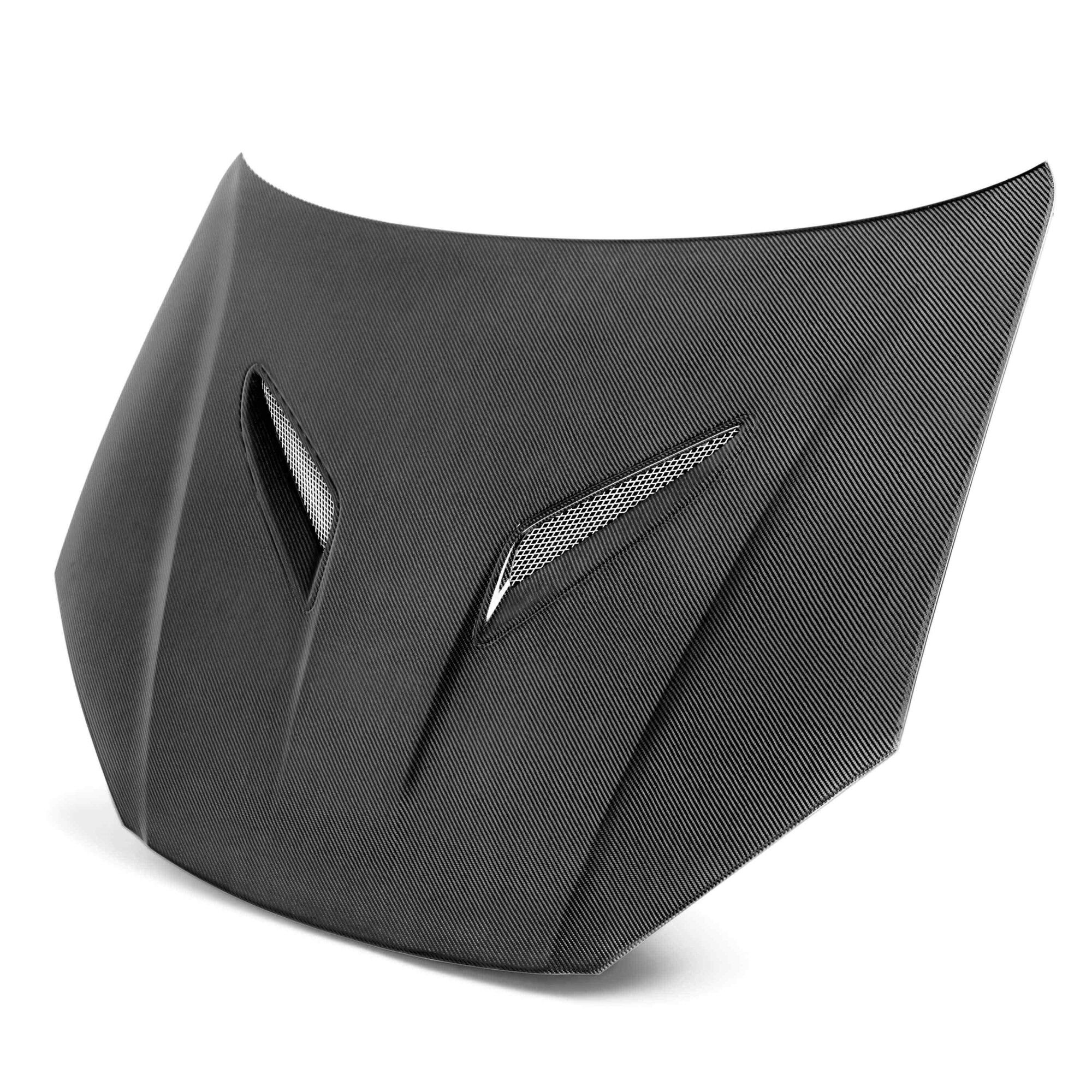 2013-2016 Hyundai Genesis Coupe OEM Style Carbon Fiber Hood by Seibon - HD1213HYGEN2D-OE