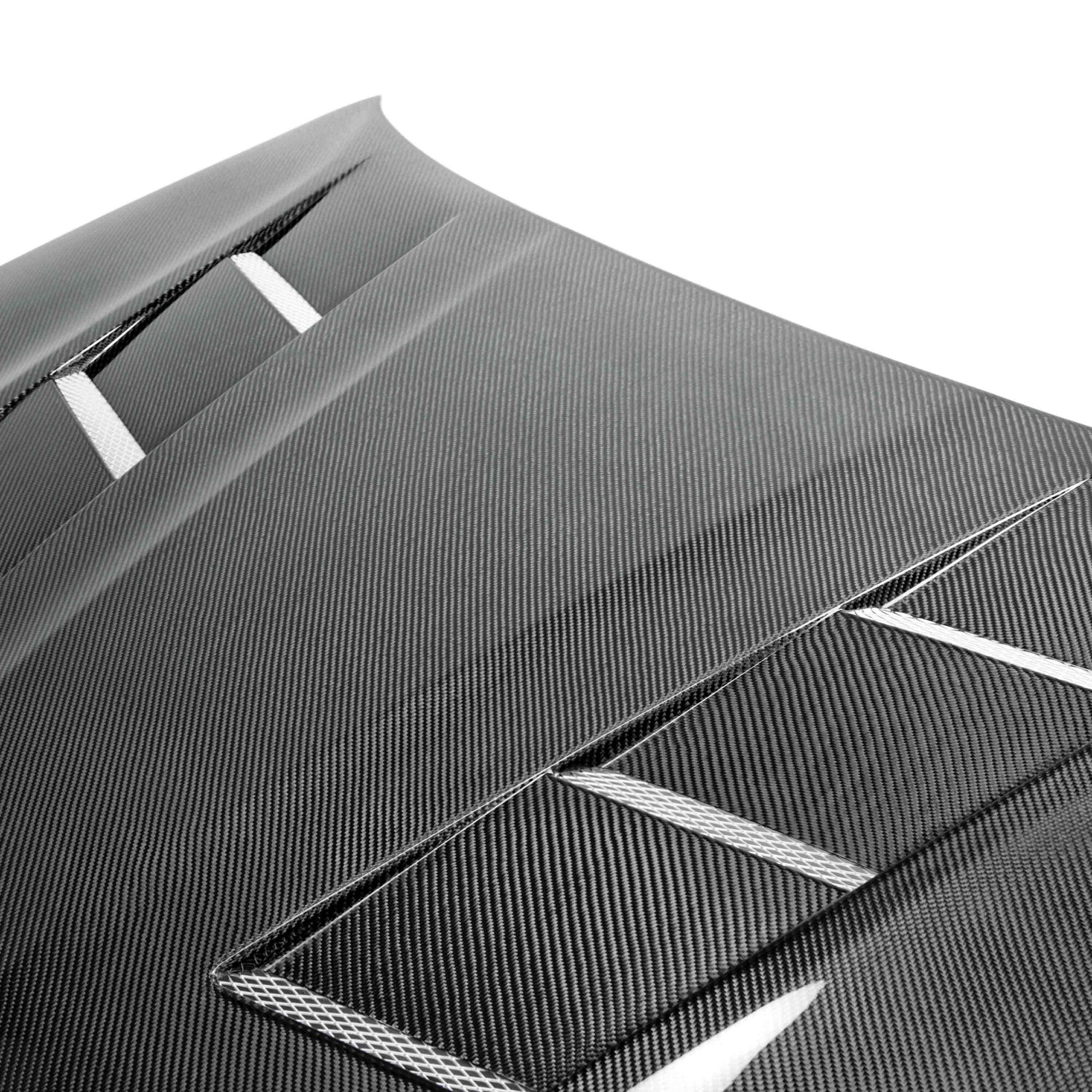 2013-2016 Hyundai Genesis Coupe TS Style Carbon Fiber Hood by Seibon