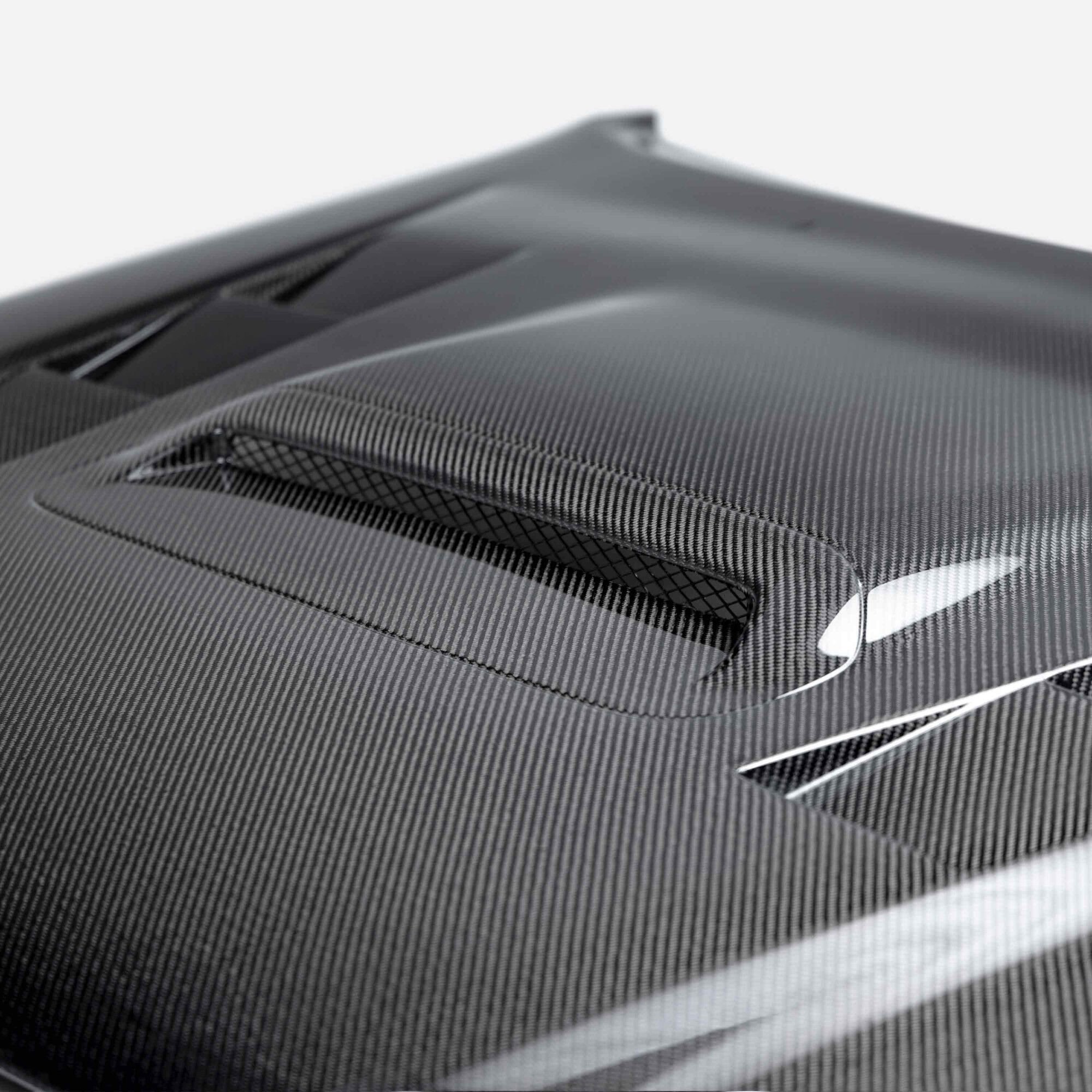 2012-2015 Toyota Tacoma TS Style Carbon Fiber Hood by Seibon