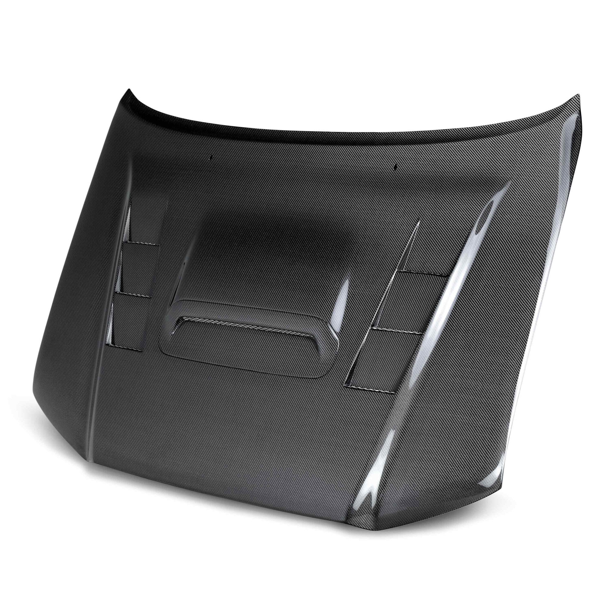 2012-2015 Toyota Tacoma TS Style Carbon Fiber Hood by Seibon