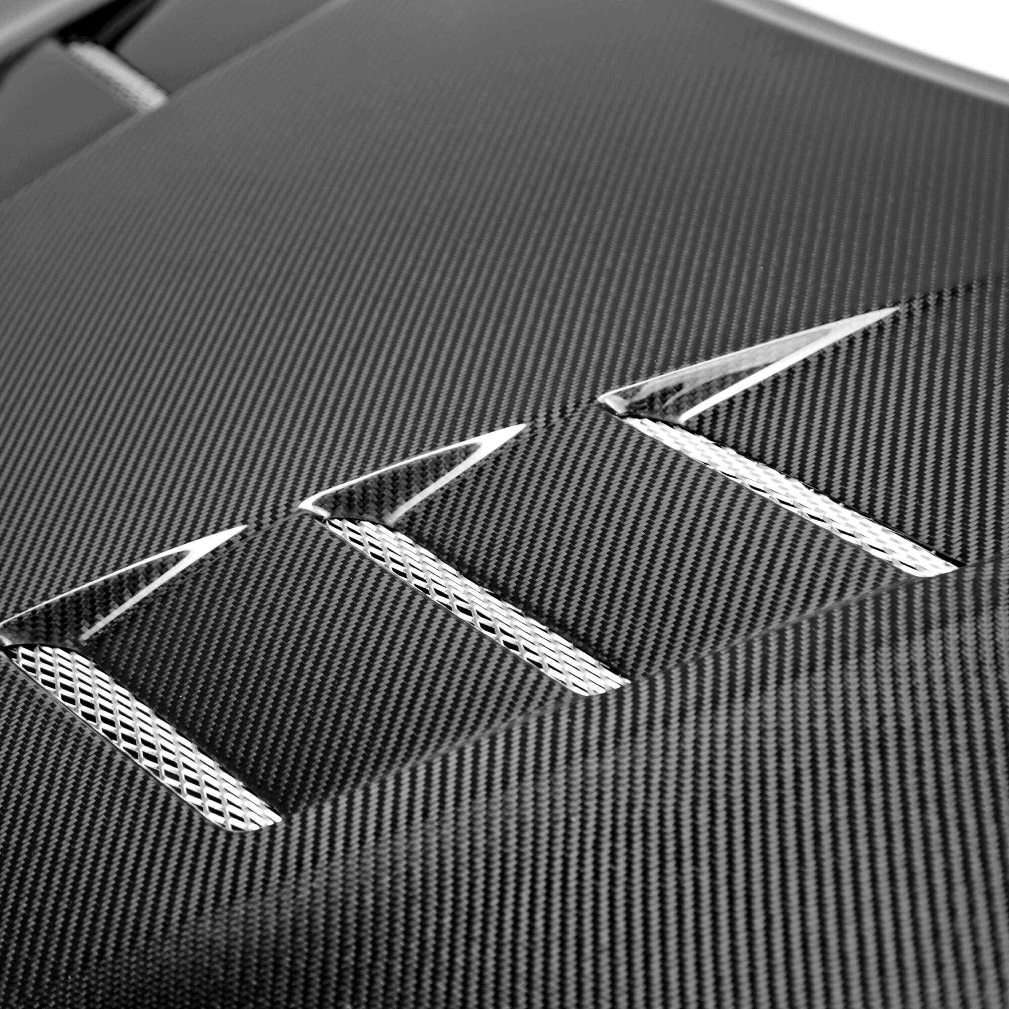 2014-2015 Honda Civic 2DR TS Style Carbon Fiber Hood by Seibon