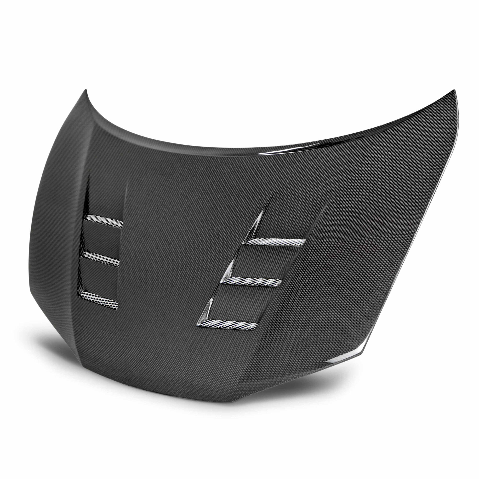 2014-2015 Honda Civic 2DR TS Style Carbon Fiber Hood by Seibon - HD14HDCV2D-TS