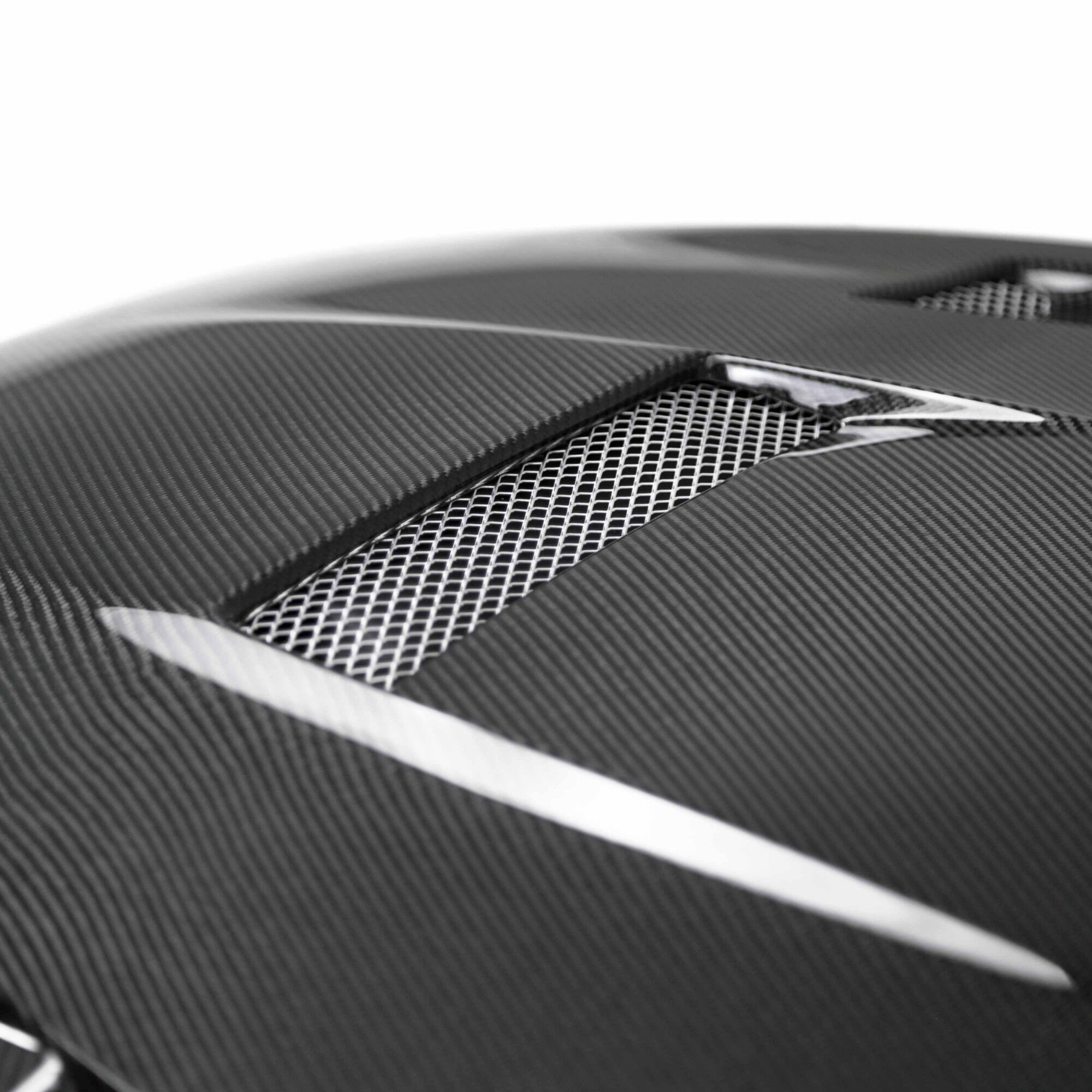 2015-2018 Ford Focus TV Style Carbon Fiber Hood by Seibon