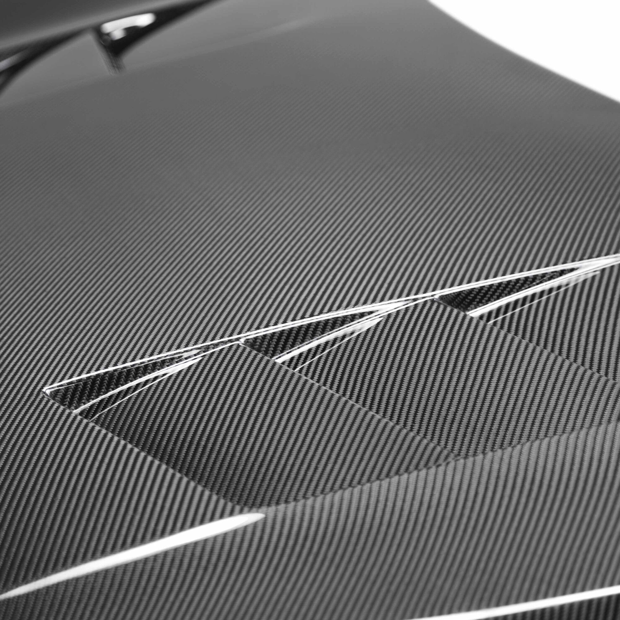 2016-2020 Honda Civic 2DR/4DR TS Style Carbon Fiber Hood by Seibon