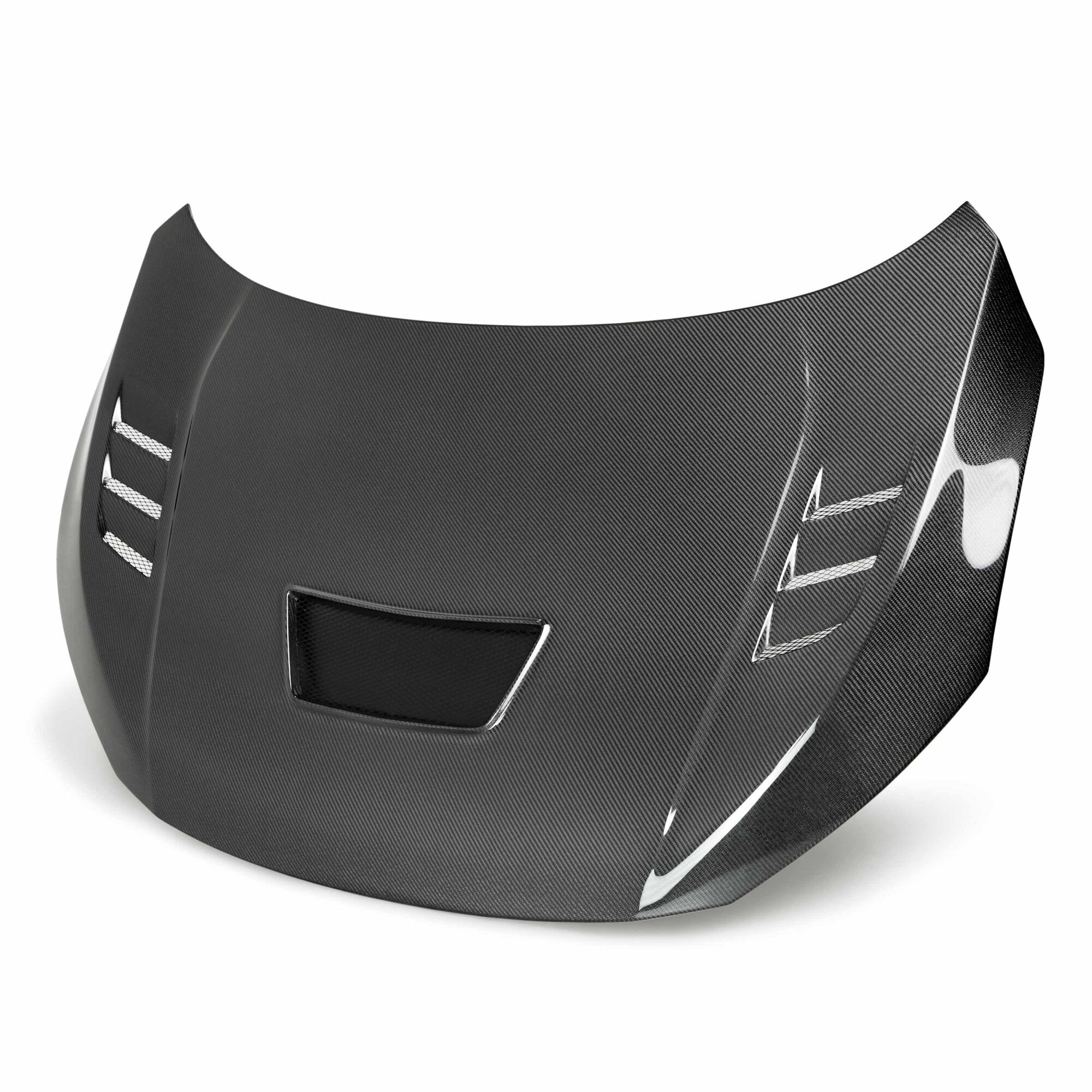 2017-2021 Honda Civic Type-R CV Style Carbon Fiber Hood by Seibon - HD17HDCVR-CV