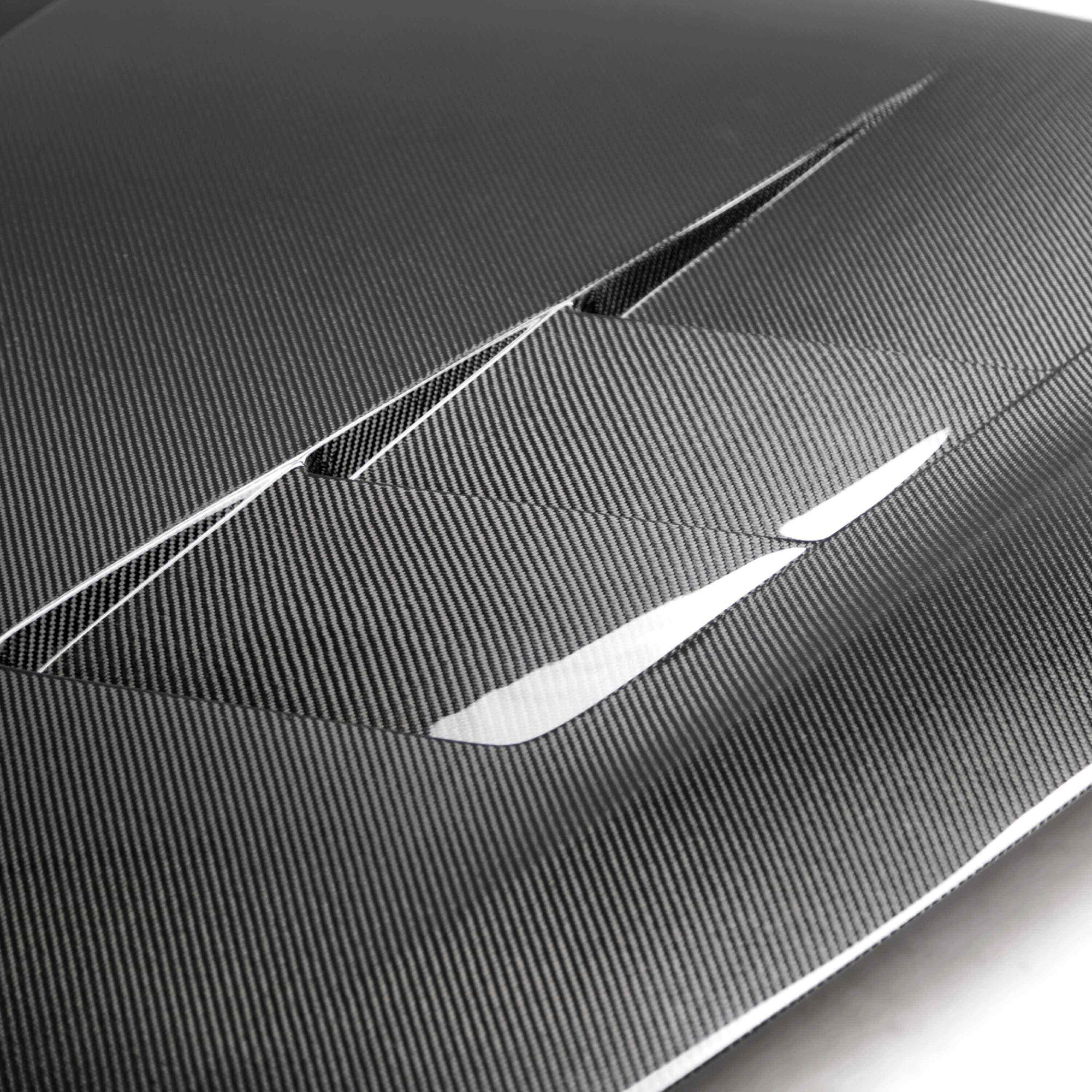 2018-2023 Kia Stinger TS Style Carbon Fiber Hood by Seibon