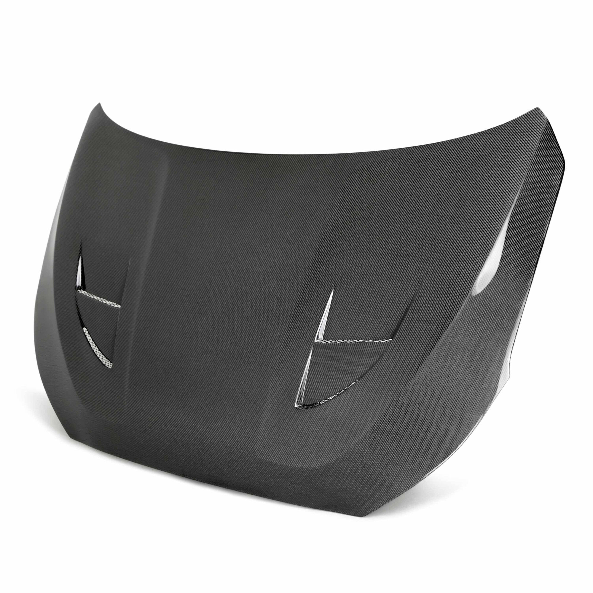 2019-2022 Hyundai Veloster/Veloster N TS Style Carbon Fiber Hood by Seibon - HD19HYVEL-TS