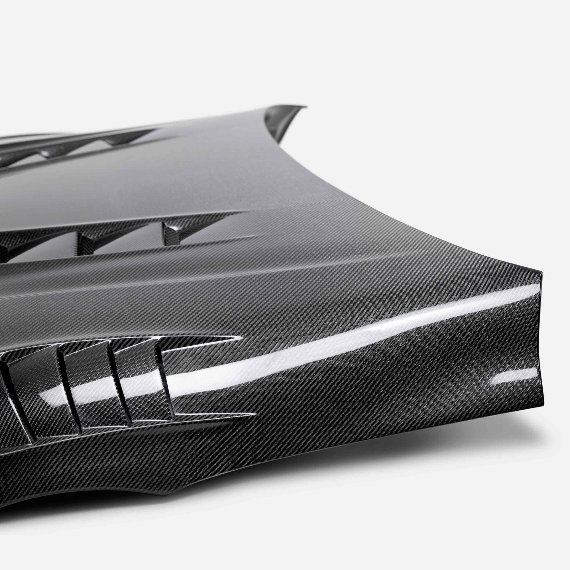 2020-2024 Toyota GR Supra TV Style double Sided Carbon Fiber Hood by Seibon