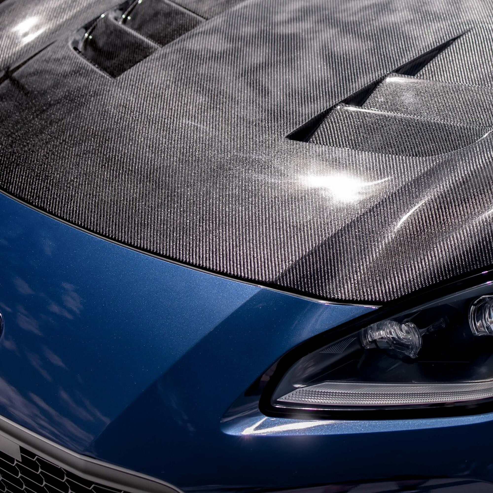 2022-2023 Toyota GR86 TS Style Carbon Fiber Hood by Seibon