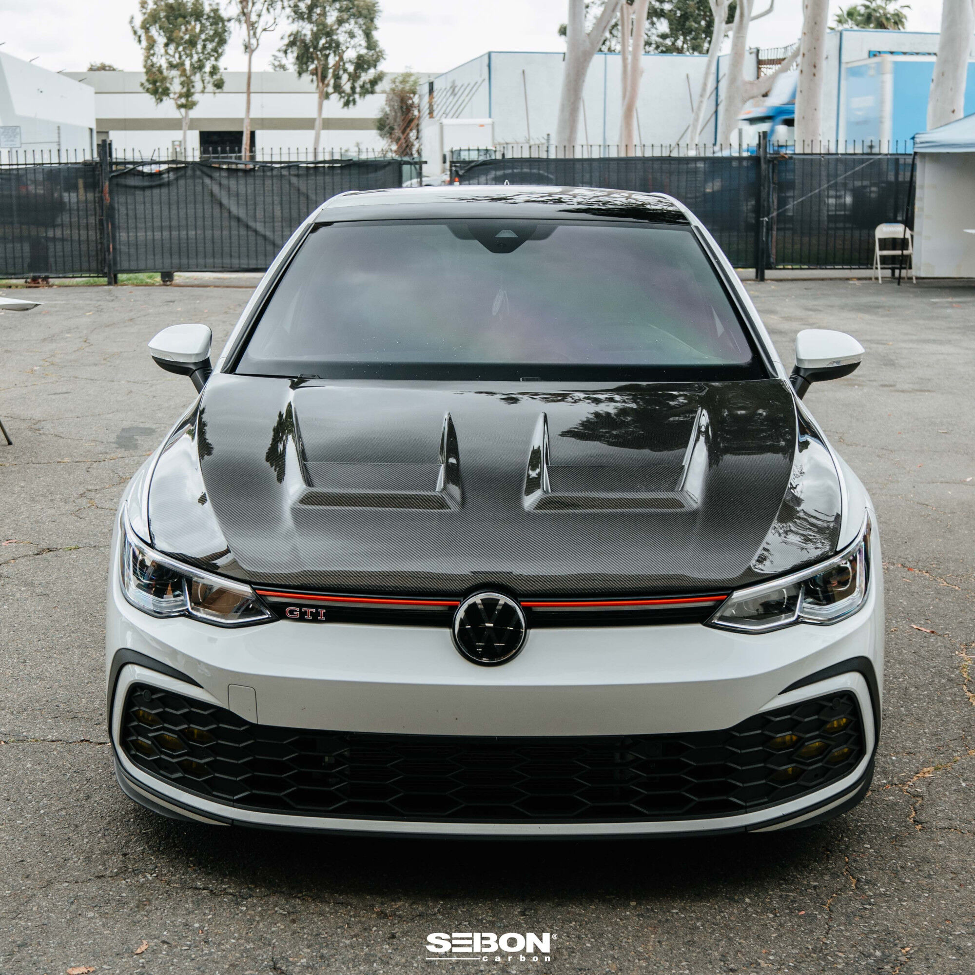 2022 Volkswagen GTI MK8 DV Style Carbon Fiber Hood by Seibon