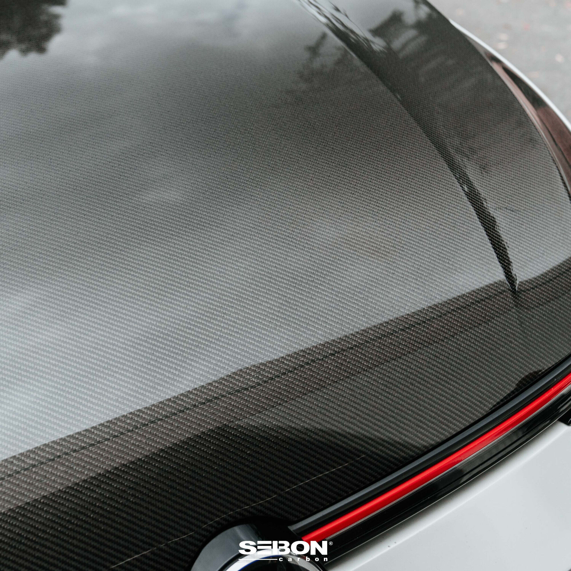 2022 Volkswagen GTI MK8 OEM Style Carbon Fiber Hood by Seibon
