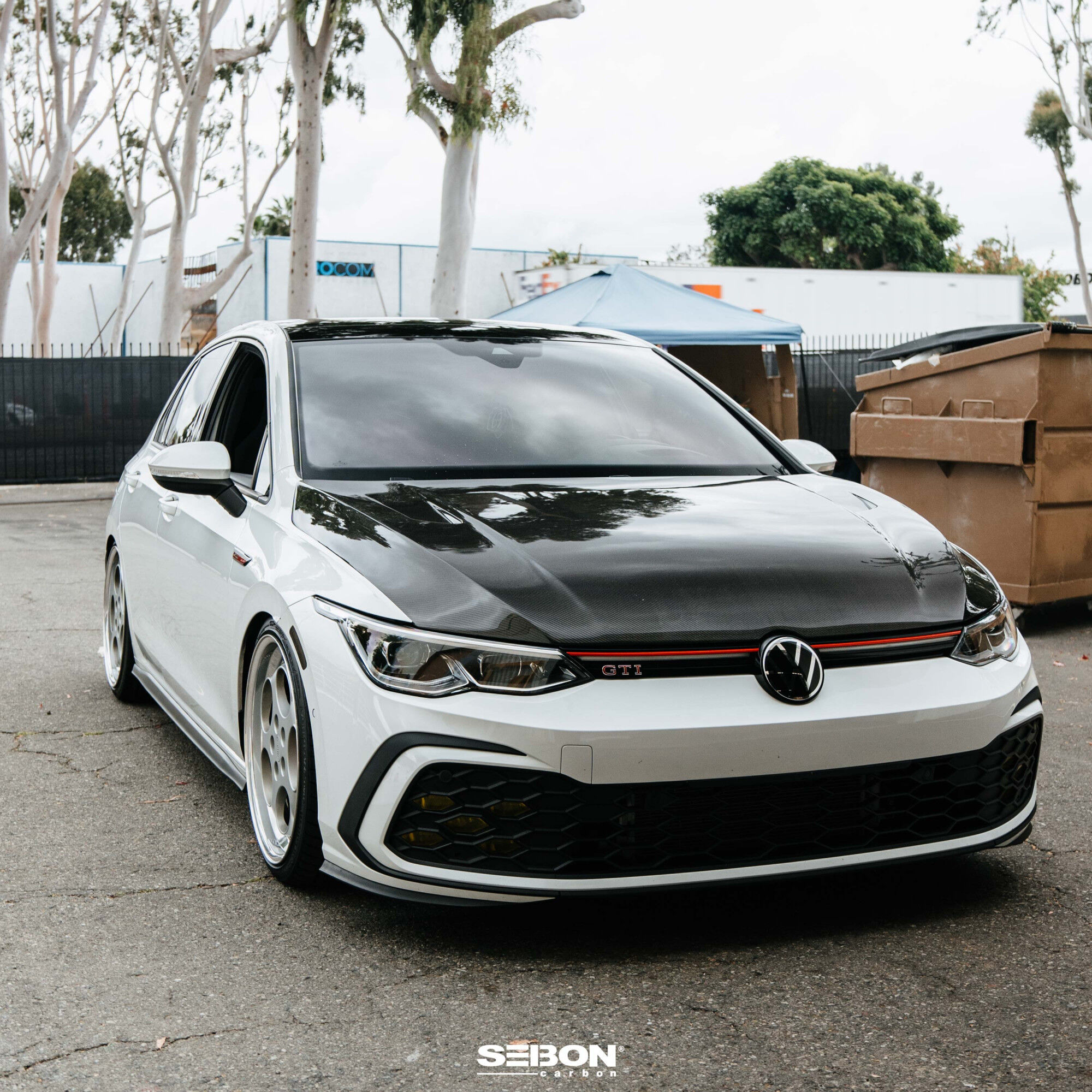 2022 Volkswagen GTI MK8 TM Style Carbon Fiber Hood by Seibon