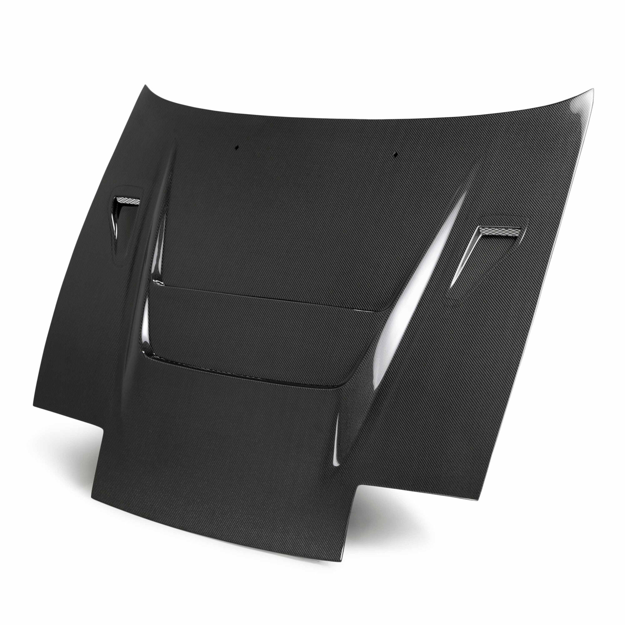 1995-1996 Nissan 240sx 2DR DV-2 Carbon Fiber Hood by ViS Racing - 95NS2402DDV2-010C
