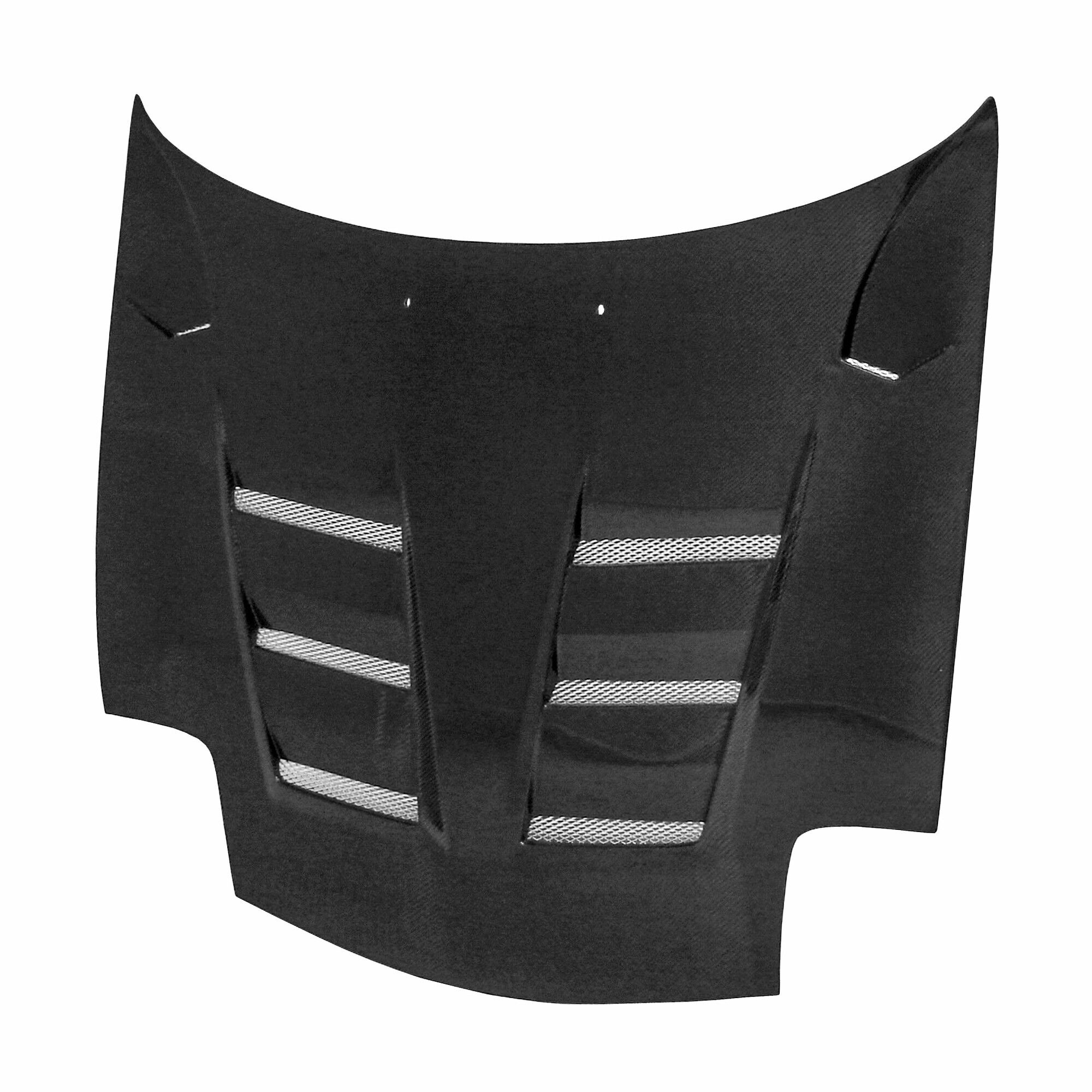 1993-2002 Mazda RX-7 TS Style Carbon Fiber Hood by Seibon - HD9396MZRX7-TS