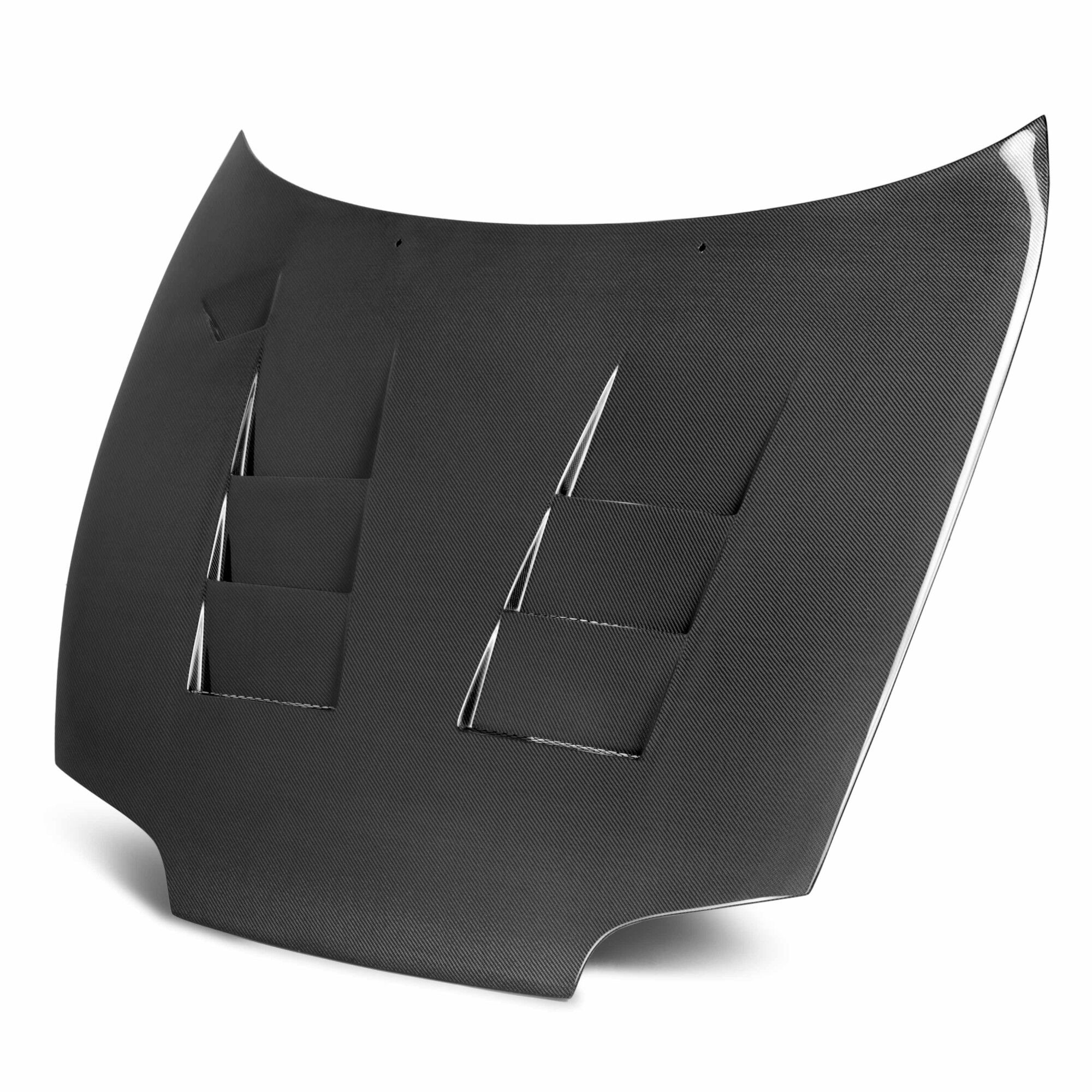 1993-1998 Toyota Supra TS Style Carbon Fiber Hood by Seibon - HD9398TYSUP-TS