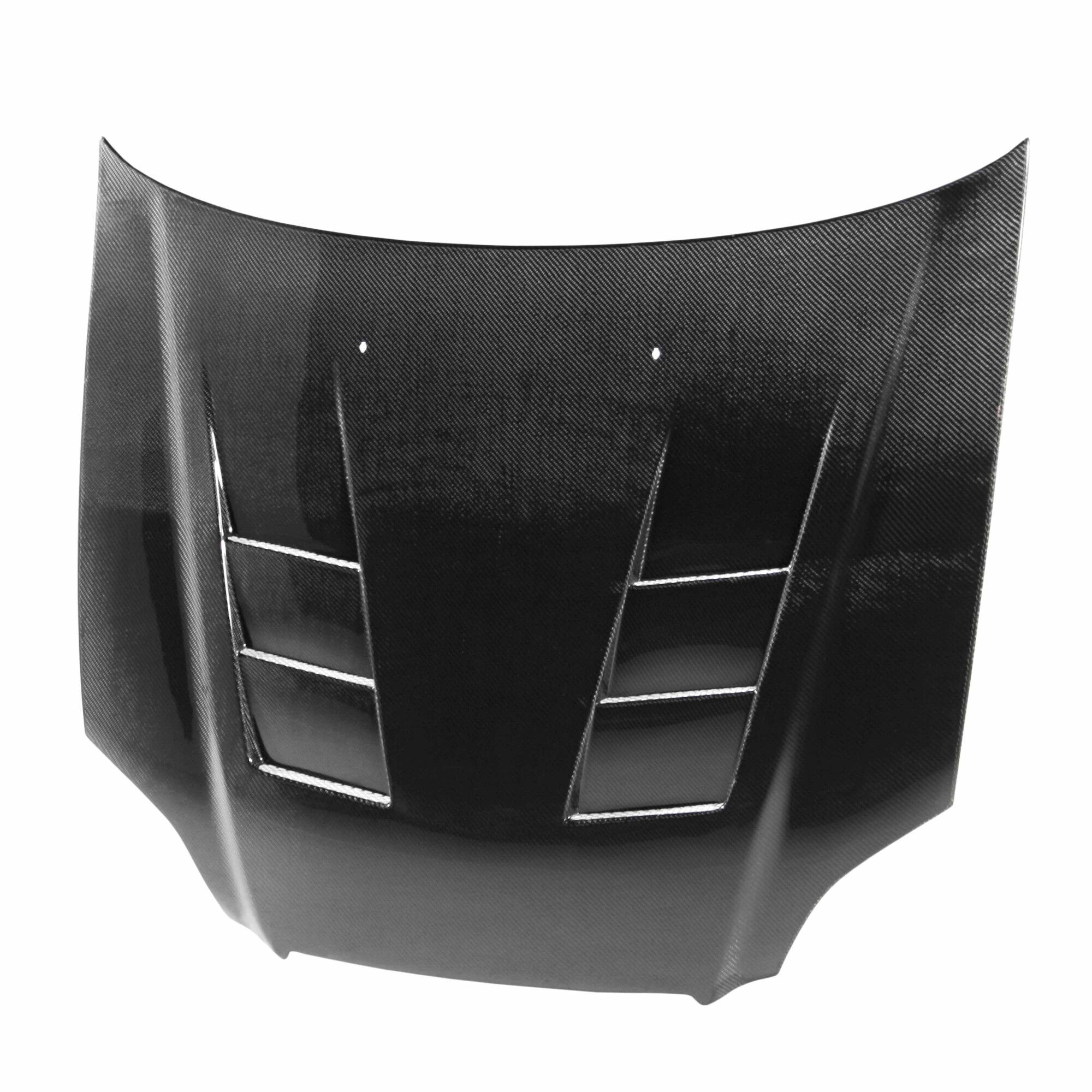 1996-1998 Honda Civic TS Style Carbon Fiber Hood by Seibon - HD9698HDCV-TS