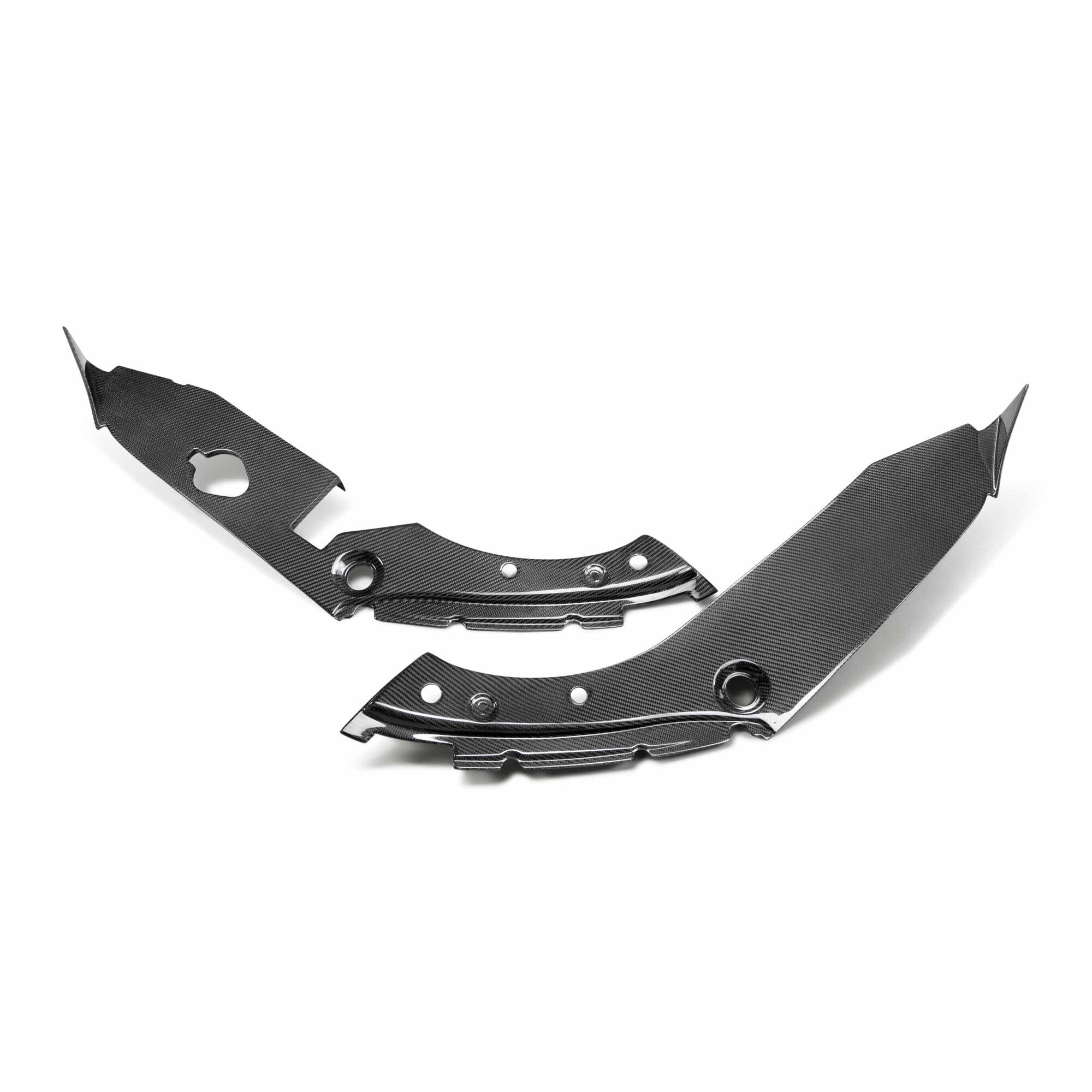 2017-2021 Honda Civic Type-R Carbon Fiber under Hood inner wing Trim by Seibon