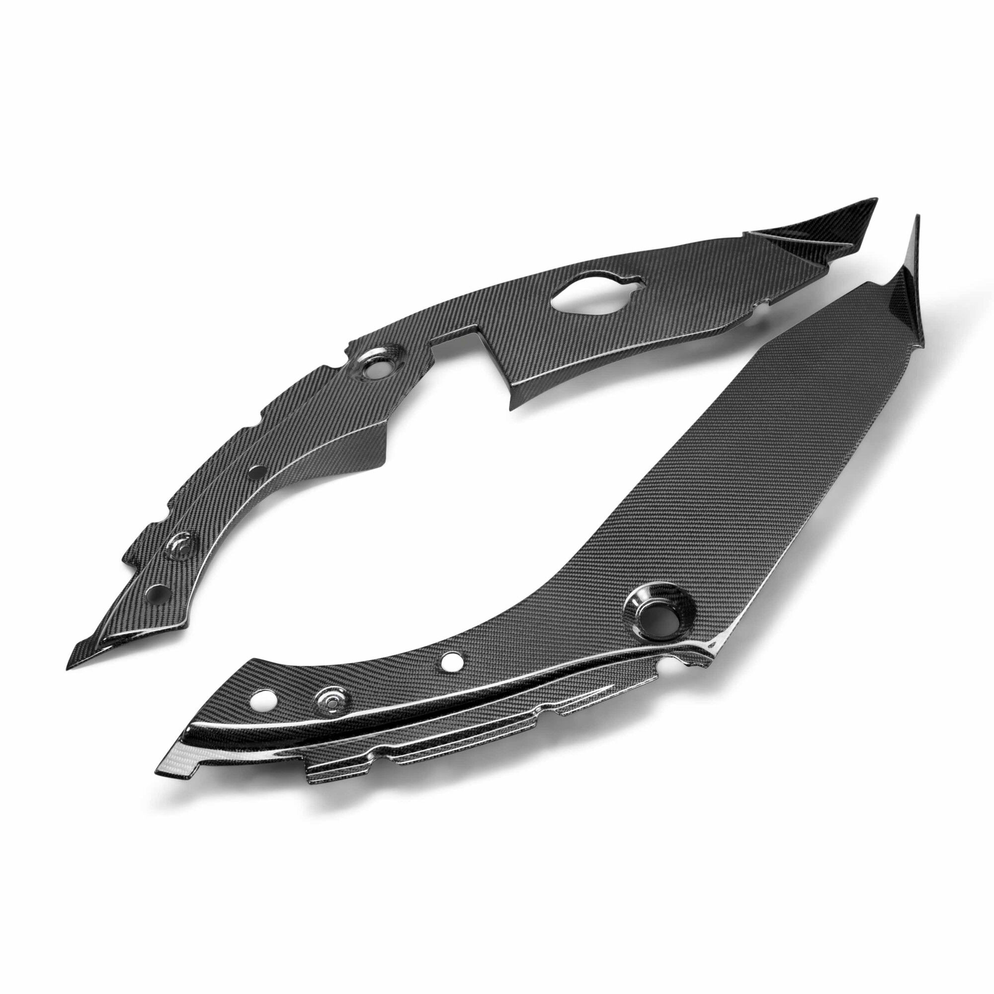 2017-2021 Honda Civic Type-R Carbon Fiber under Hood inner wing Trim by Seibon - IWT17HDCVR