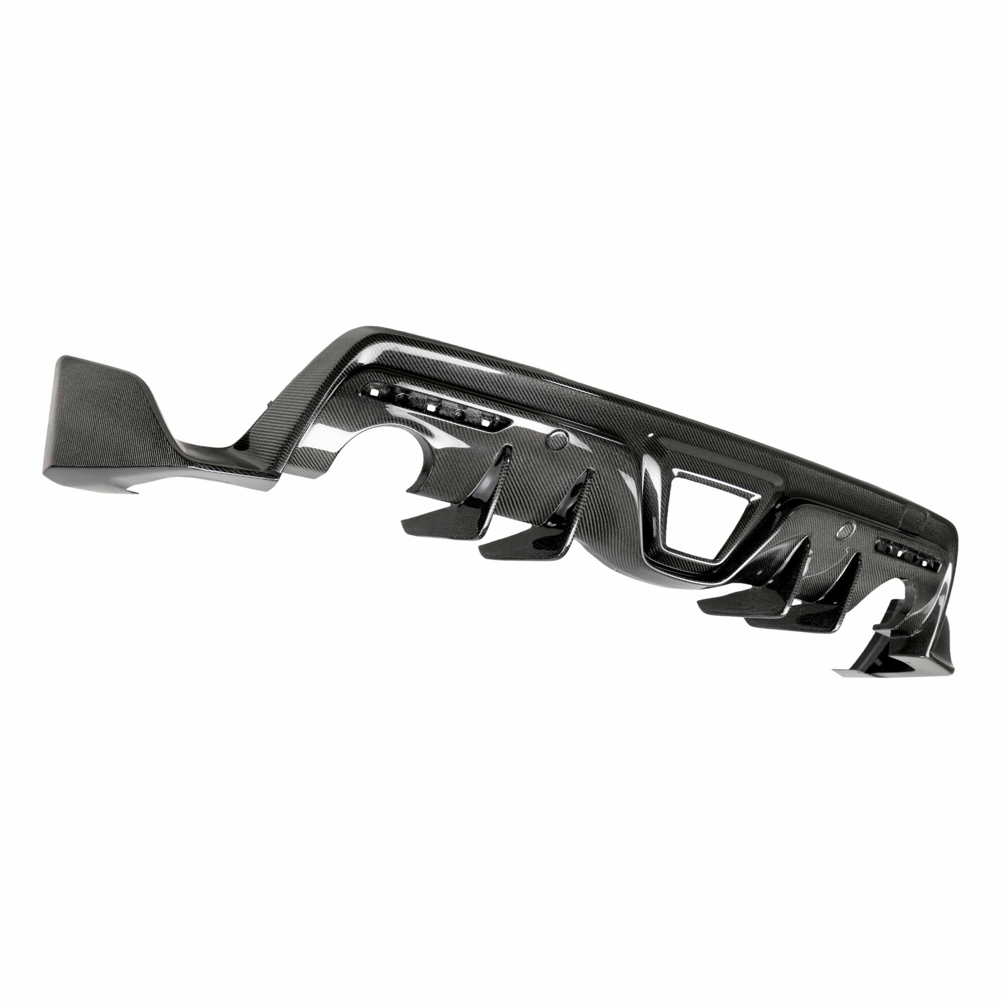 2020-2024 Toyota GR Supra MB Style Carbon Fiber Rear Diffuser by Seibon - RD20TYSUP-MB