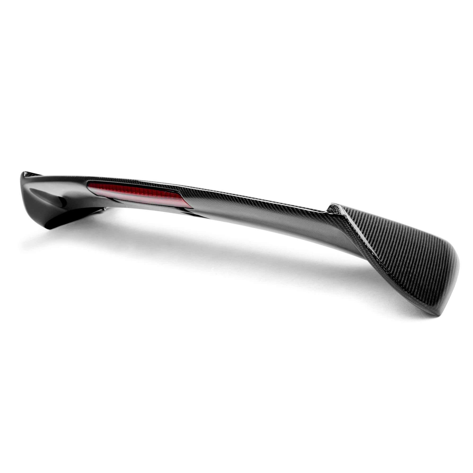 2008-2014 Subaru Impreza WRX/STI Hatchback STI Style Carbon Fiber Rear Spoiler with led brake Light by Seibon