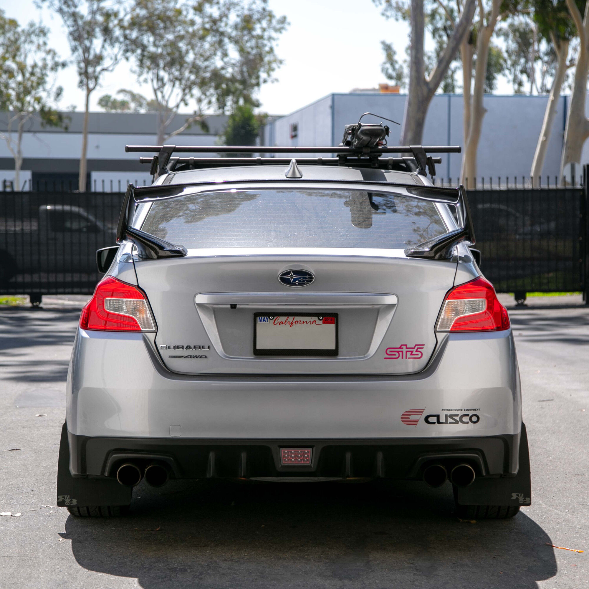 2015-2021 Subaru WRX/WRX STI STI Style Carbon Fiber Rear Spoiler by Seibon