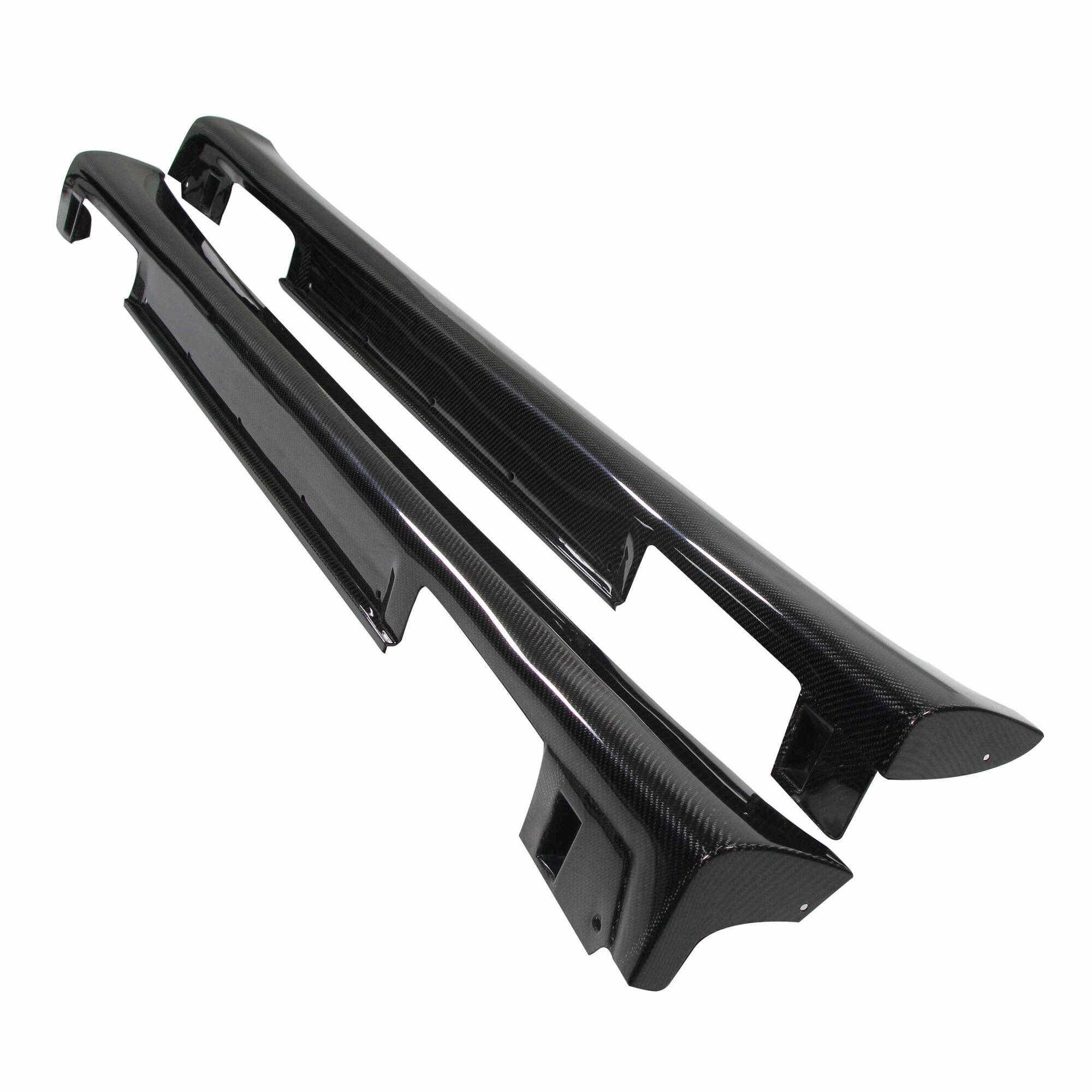 2003-2007 Infiniti G35 4DR TW Style Carbon Fiber Side Skirts by Seibon