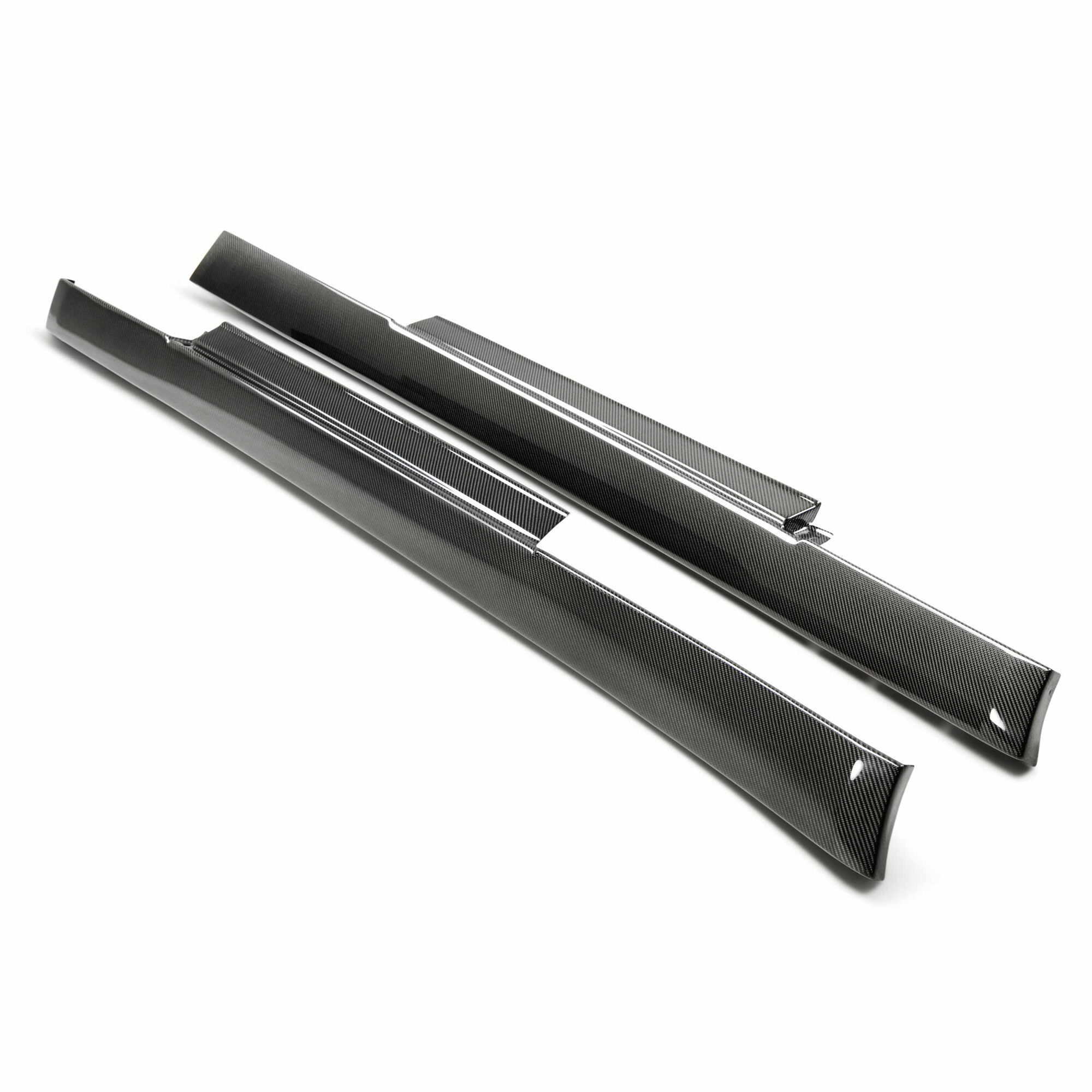 2009-2016 Nissan GTR OEM Style Carbon Fiber Side Skirts by Seibon - SS0910NSGTR-OE