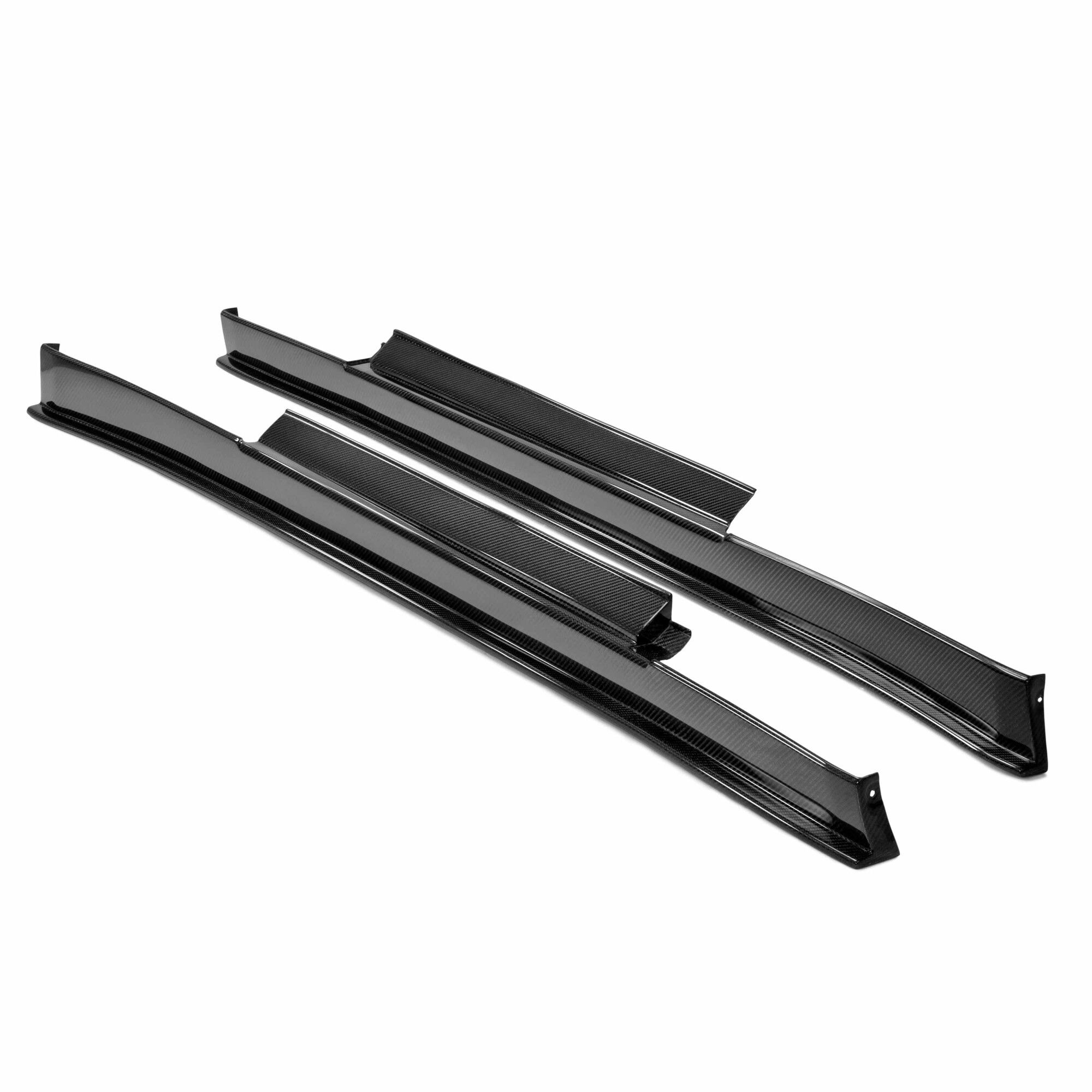2009-2016 Nissan GTR SS Style Carbon Fiber Side Skirts by Seibon - SS1113NSGTR-SS