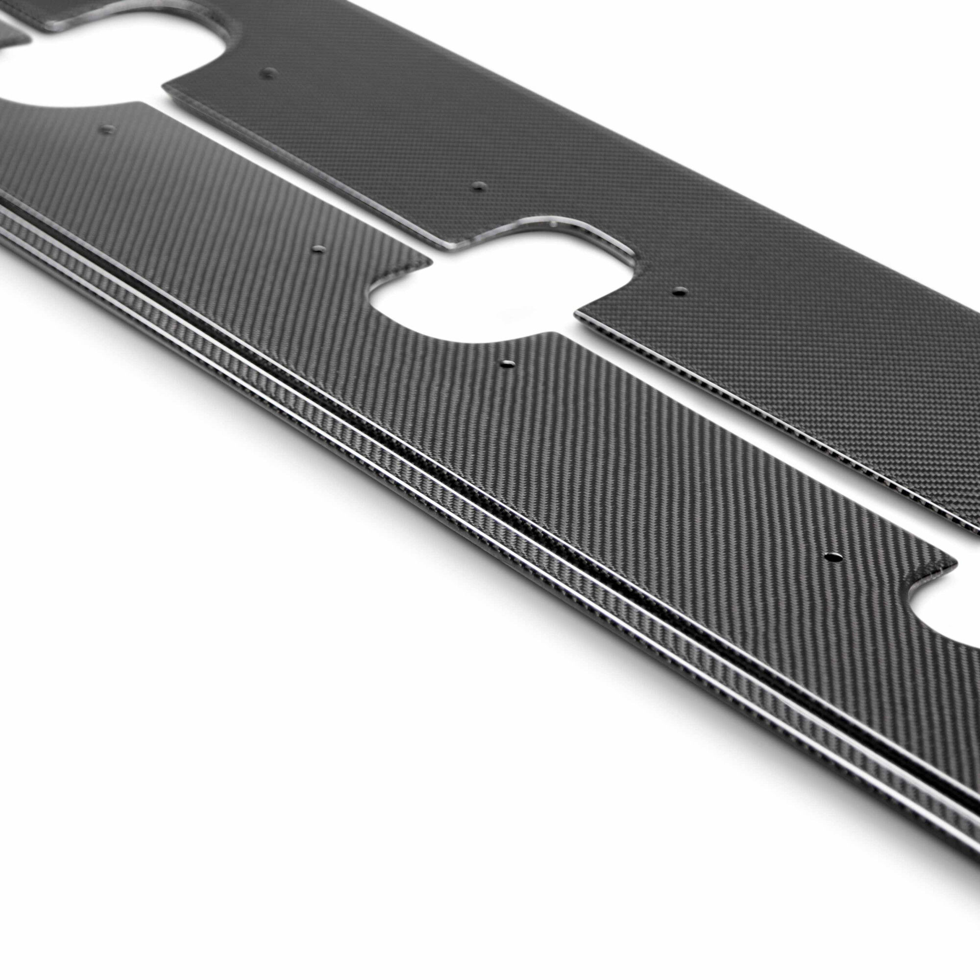 2016-2018 Ford Focus RS SA Style Carbon Fiber Side Skirts by Seibon