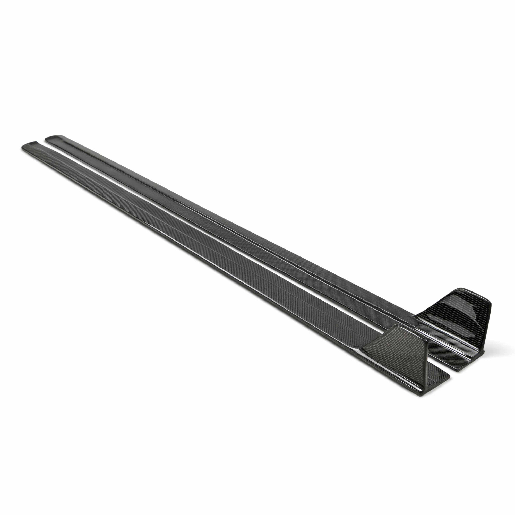2016-2021 Honda Civic 4DR TR Style Carbon Fiber Side Skirts by Seibon - SS16HDCV4-TR