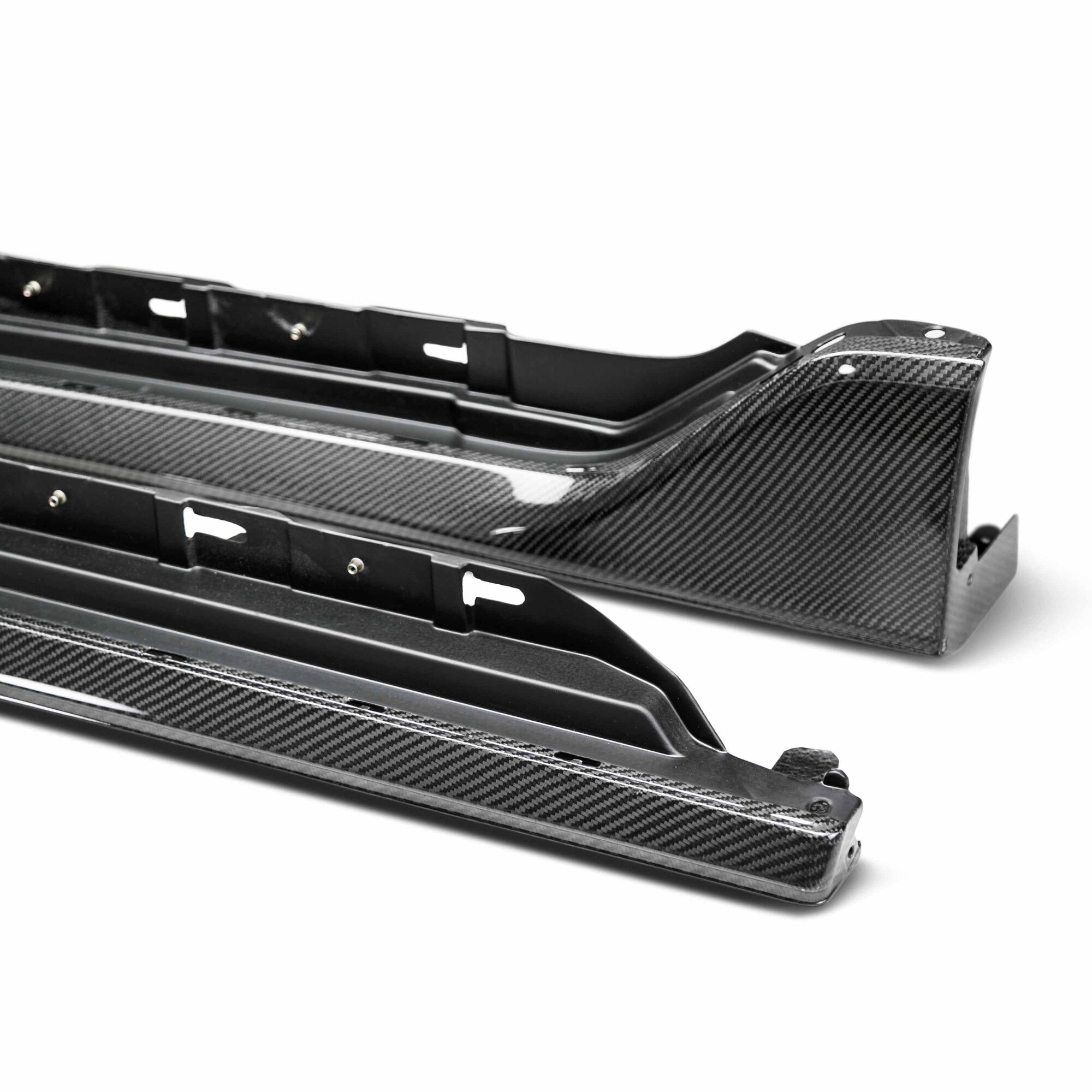 2017-2020 Honda Civic OE Style Carbon Fiber Side Skirts by Seibon