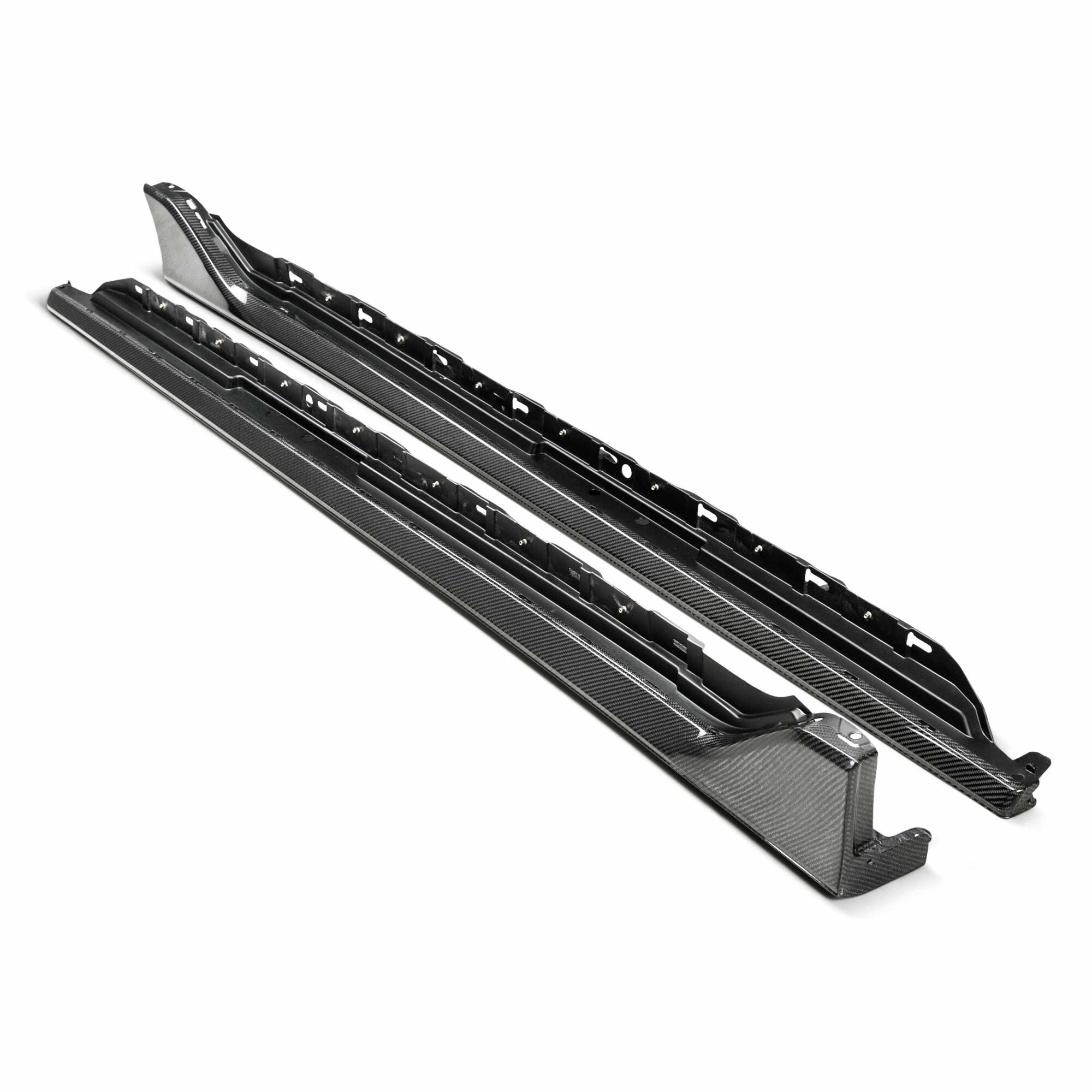 2017-2020 Honda Civic OE Style Carbon Fiber Side Skirts by Seibon - SS17HDCVR-OE