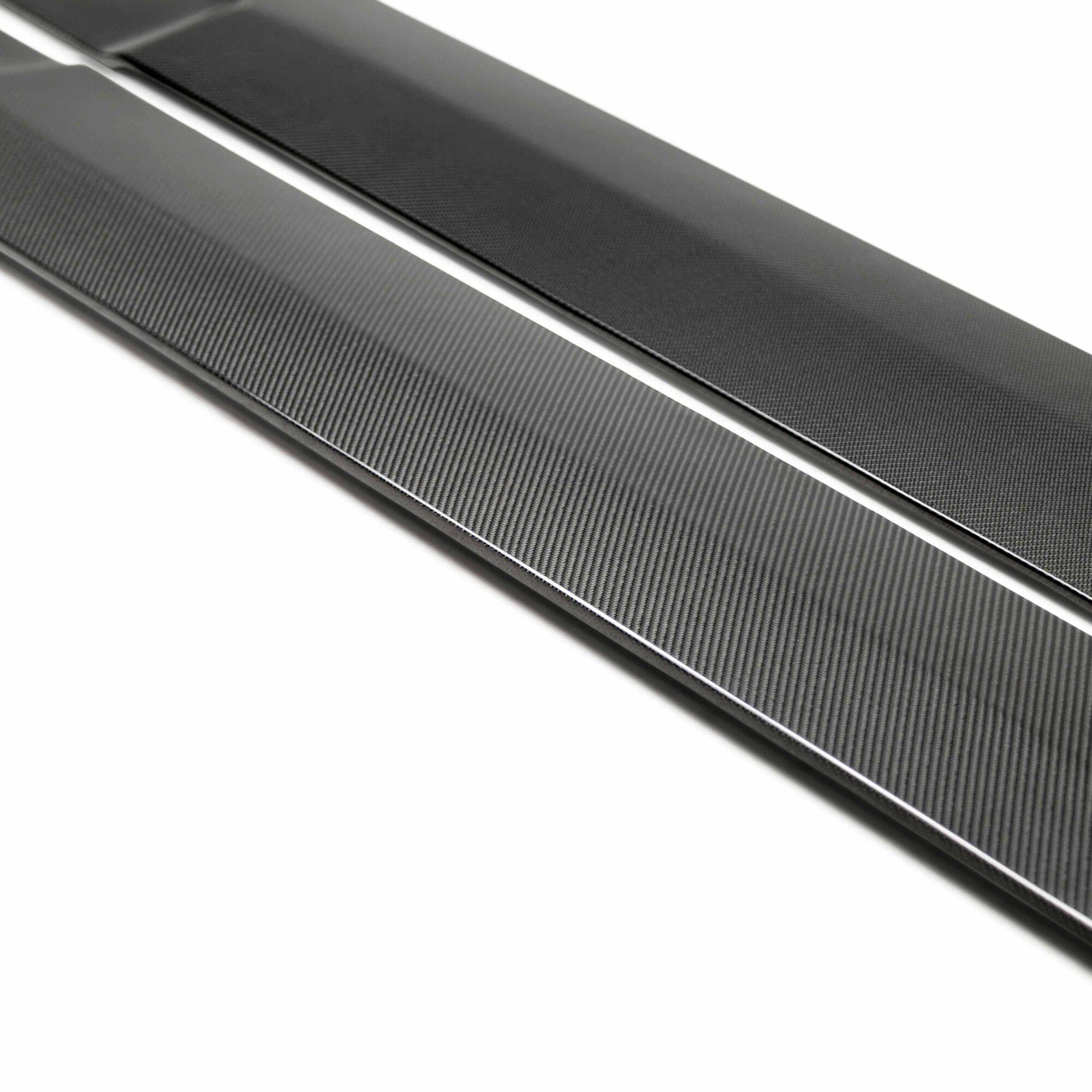 2017-2022 Infiniti Q60 TB Style Carbon Fiber Side Skirts by Seibon