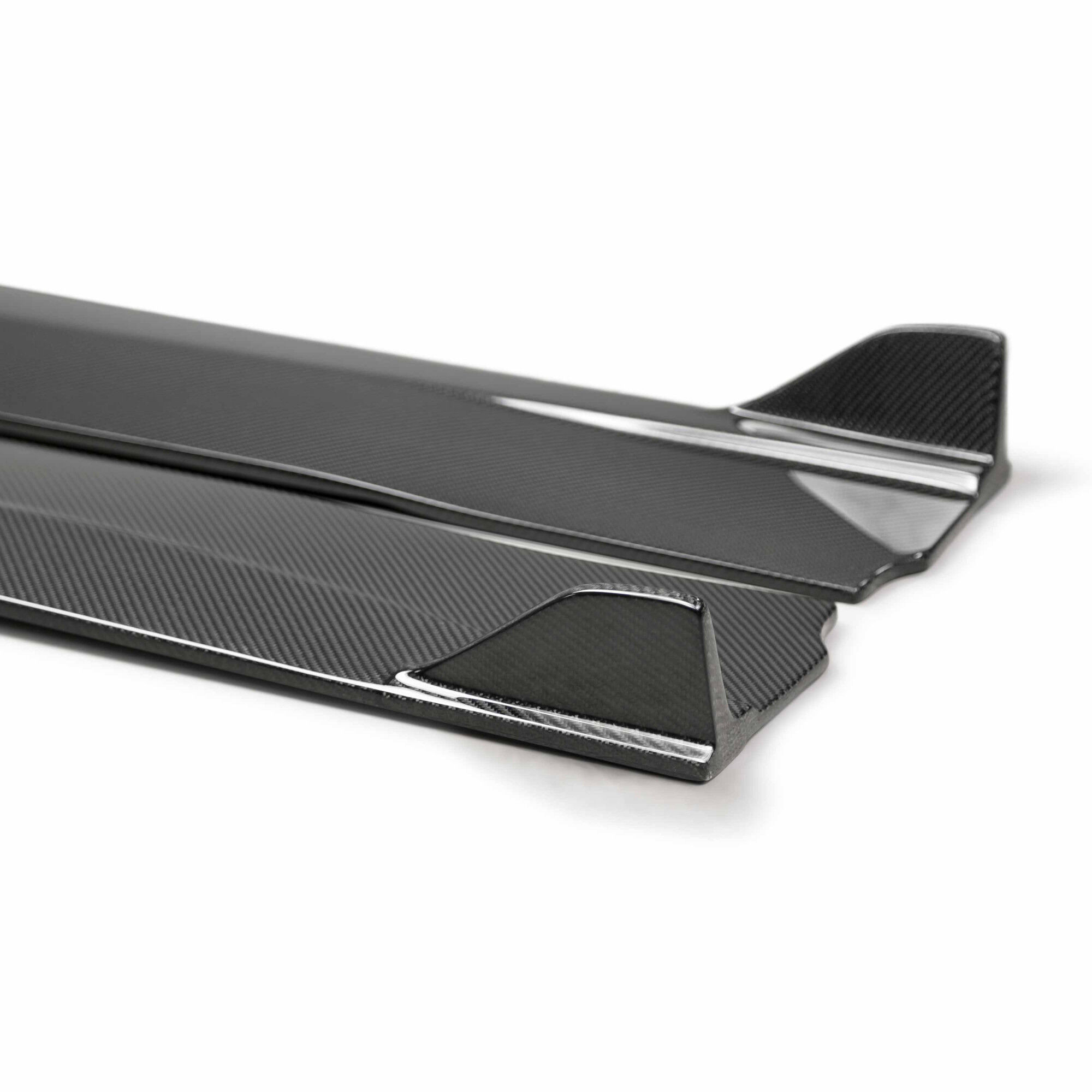 2017-2022 Infiniti Q60 TB Style Carbon Fiber Side Skirts by Seibon