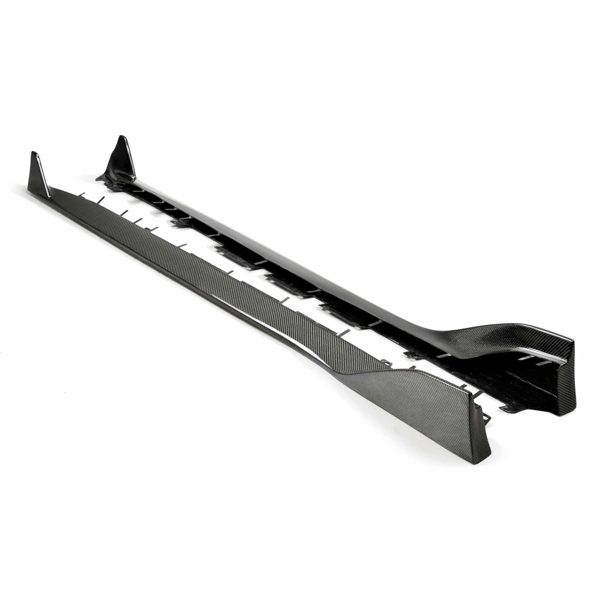 2020-2024 Toyota GR Supra MB Style Carbon Fiber Side Skirts by Seibon - SS20TYSUP-MB