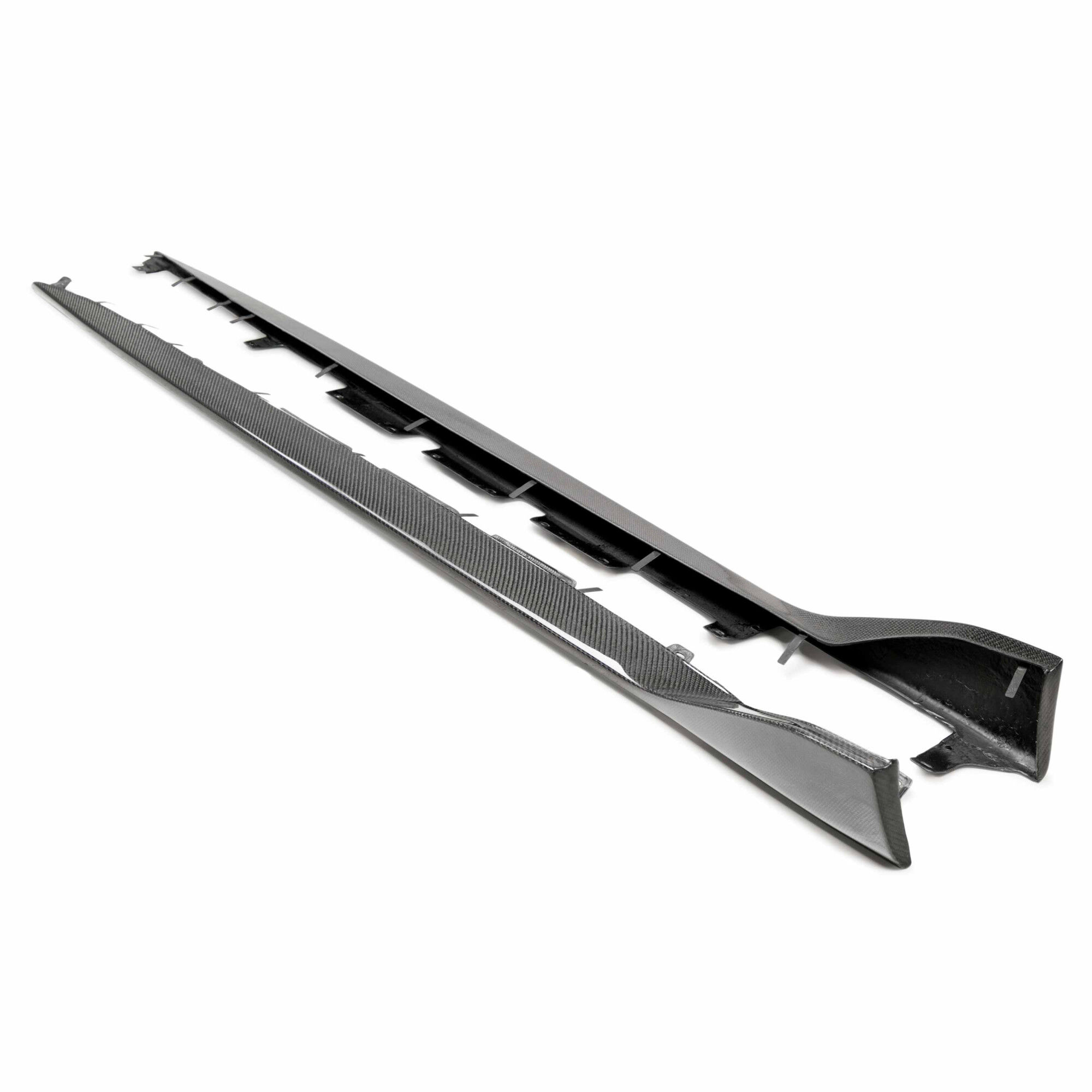 2020-2024 Toyota GR Supra OE Style Carbon Fiber Side Skirts by Seibon - SS20TYSUP-OE
