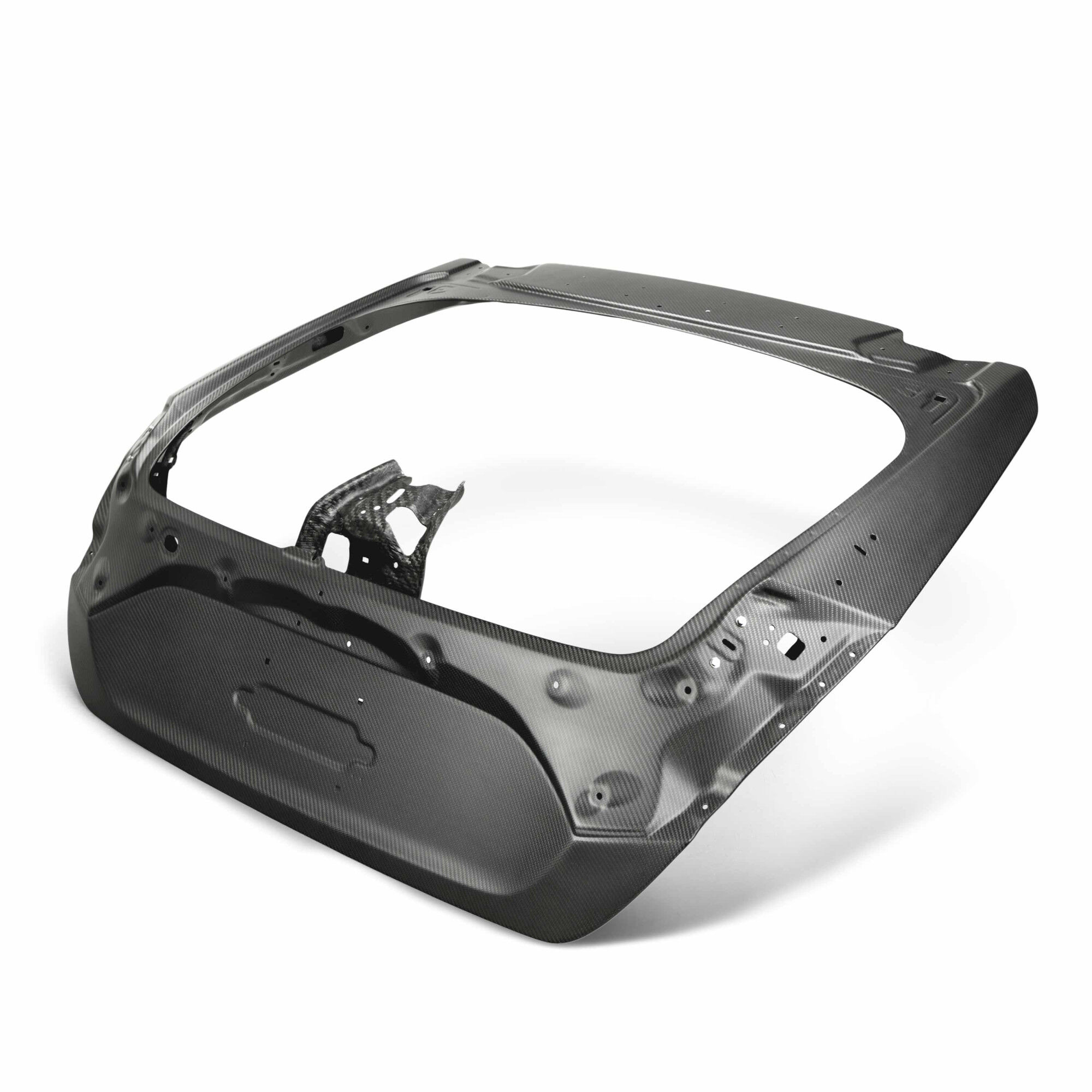 2017-2021 Honda Civic Hatchback OEM Style Dry Carbon Trunk Lid by Seibon - TL17HDCVRHB-DRY