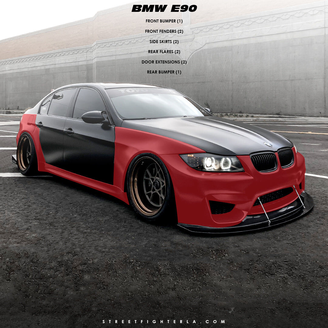 2011-2013 BMW 3-Series E90/E91 4DR/5DR Wide Body Kit