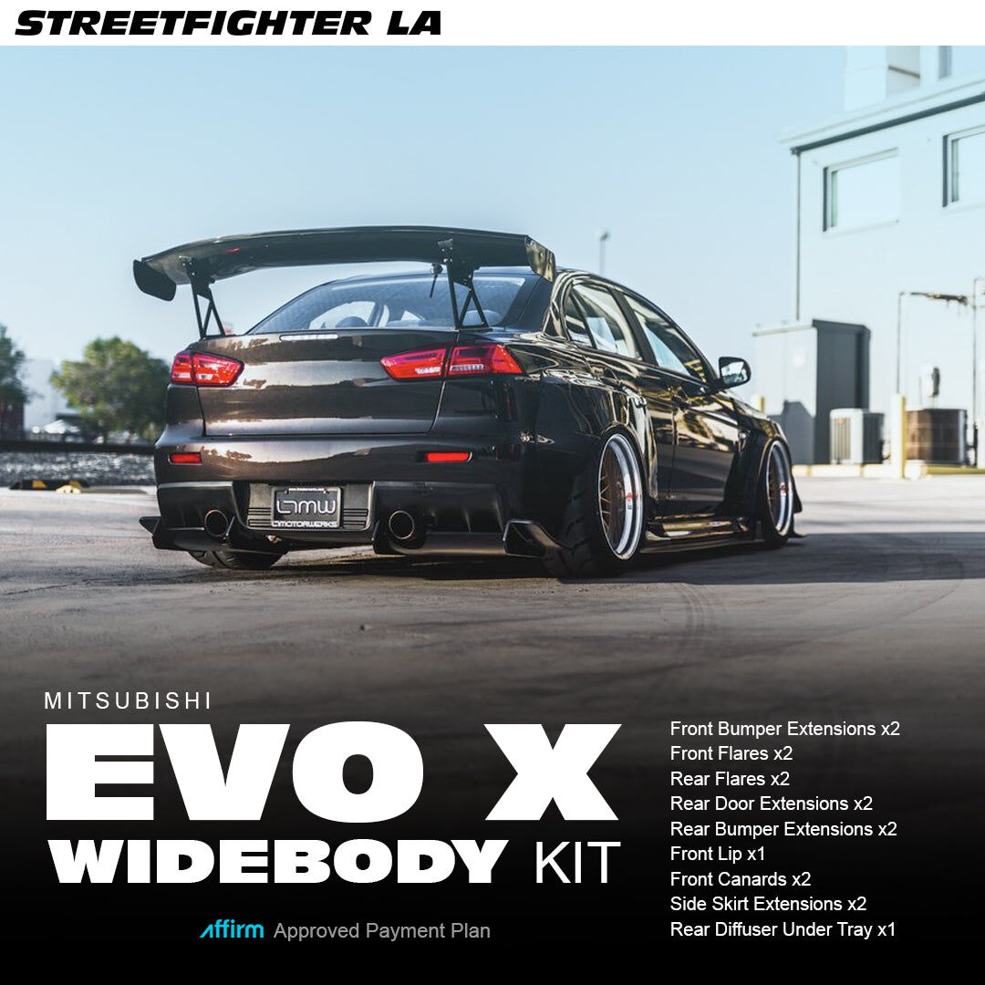 2008-2015 Mitsubishi Lancer EVO X Full Wide Body Kit