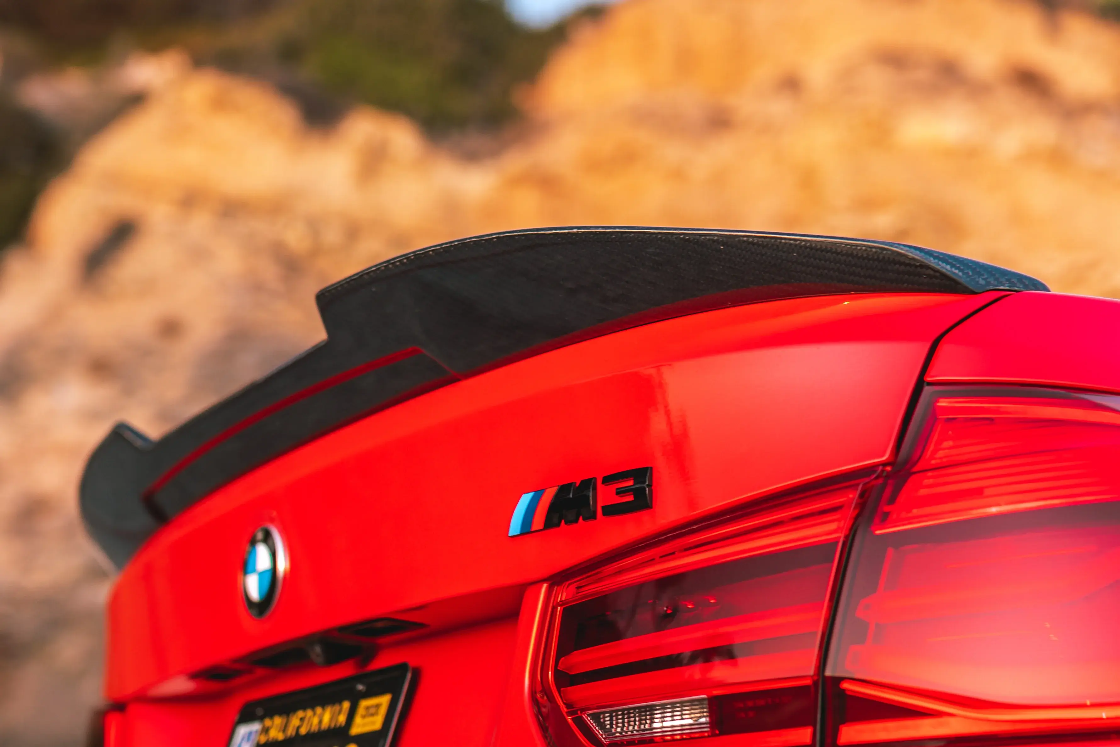 2015-2019 BMW M3 F80 Rear Spoiler Wing - SFXLA-F30/F80-SPLCBN