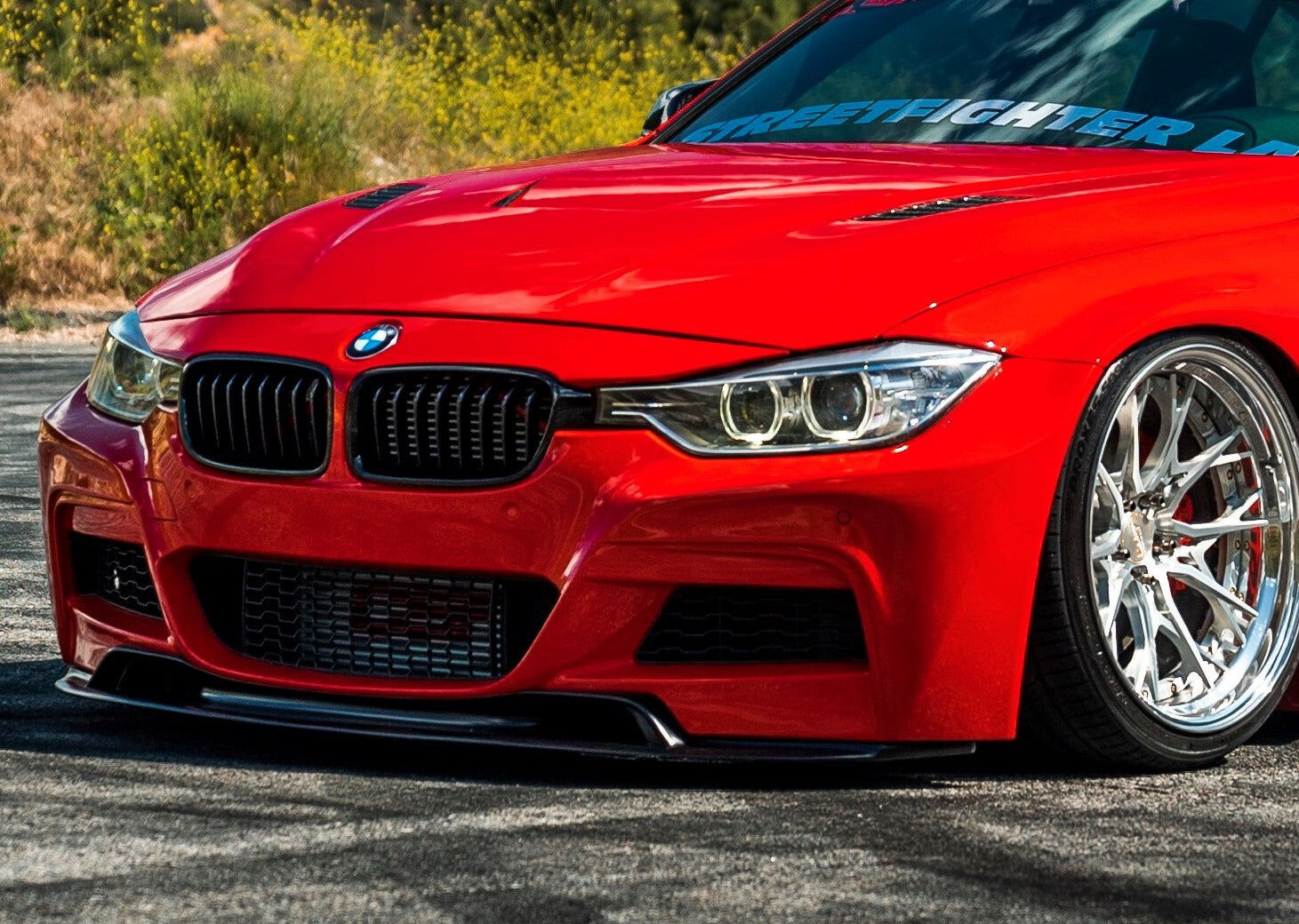 2014-2019 BMW 3-Series M-Sport F30/F31 Front Bumper Lip Spoiler - SFXLA-F30-FLFRP